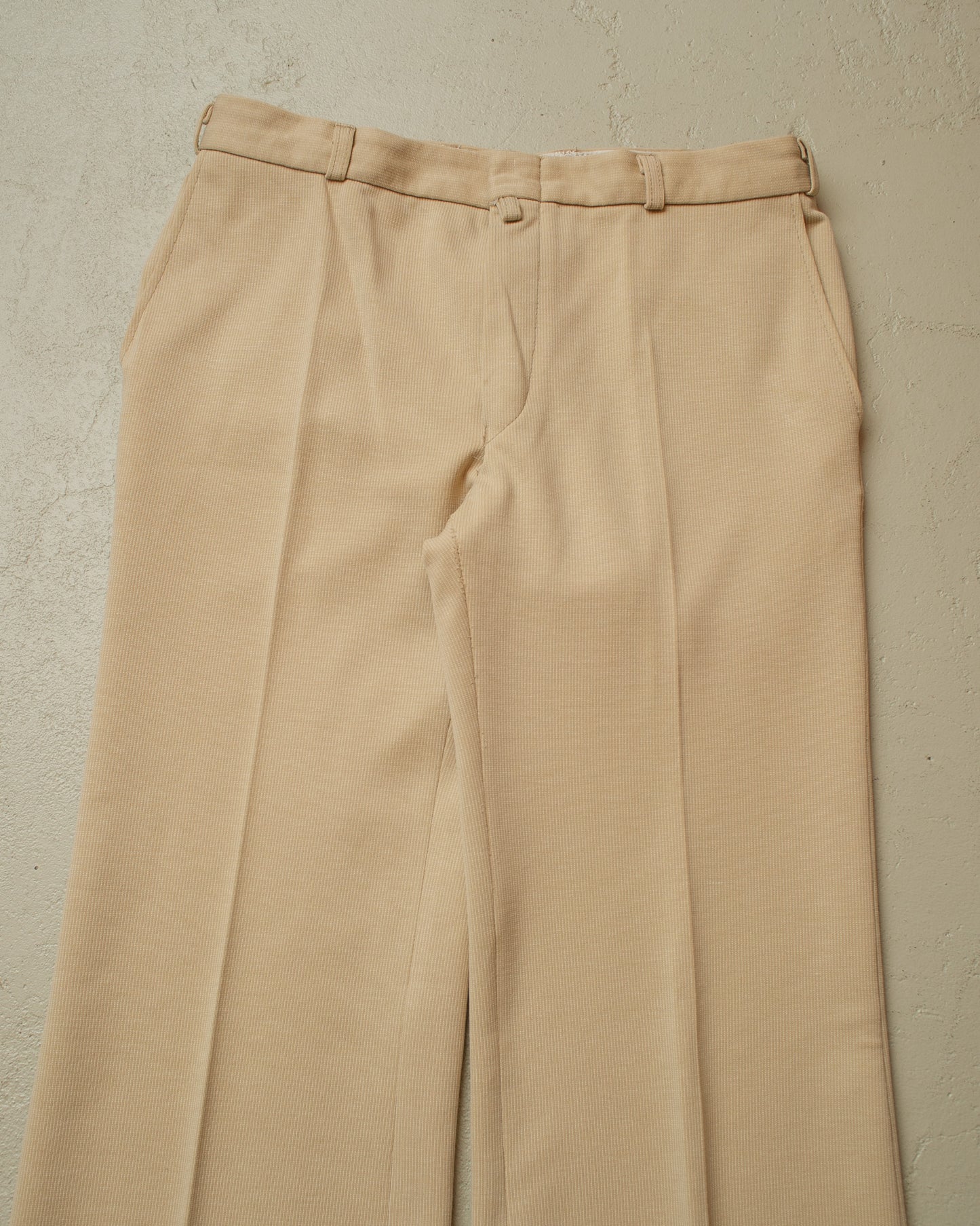 1970s C&A Flared Pants beige - W31 L34