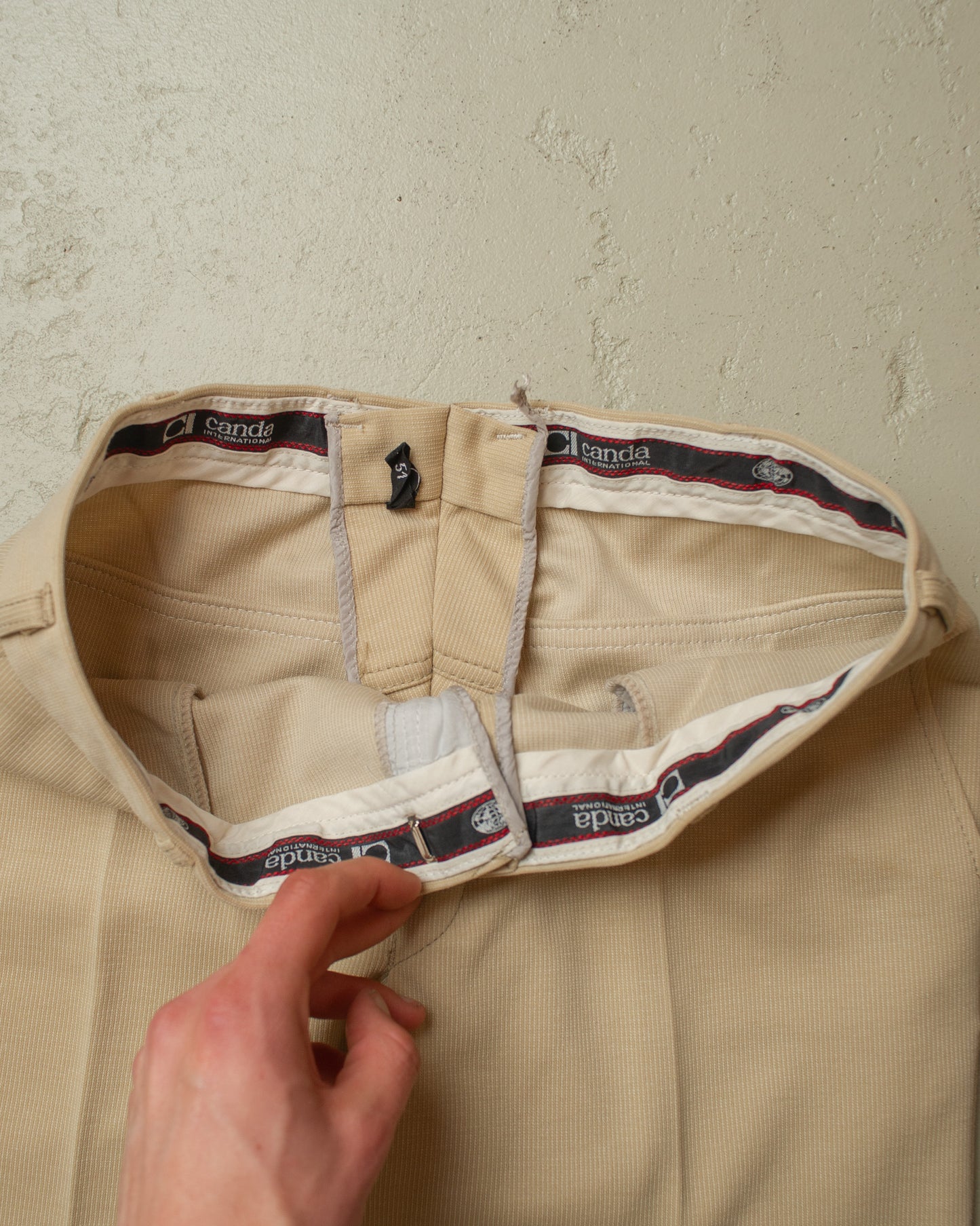 1970s C&A Flared Pants beige - W31 L34