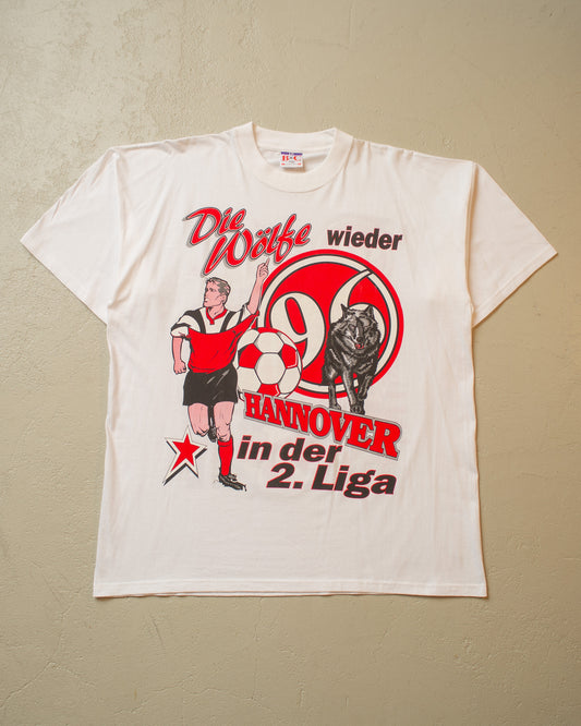 2000s unworn Hannover "Die Wölfe" T-shirt white - XL/XXL
