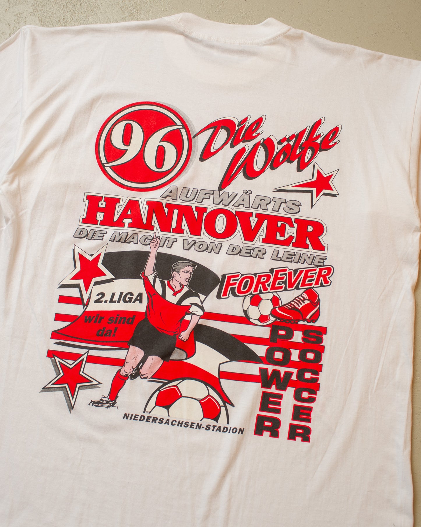 2000s unworn Hannover "Die Wölfe" T-shirt white - XL/XXL