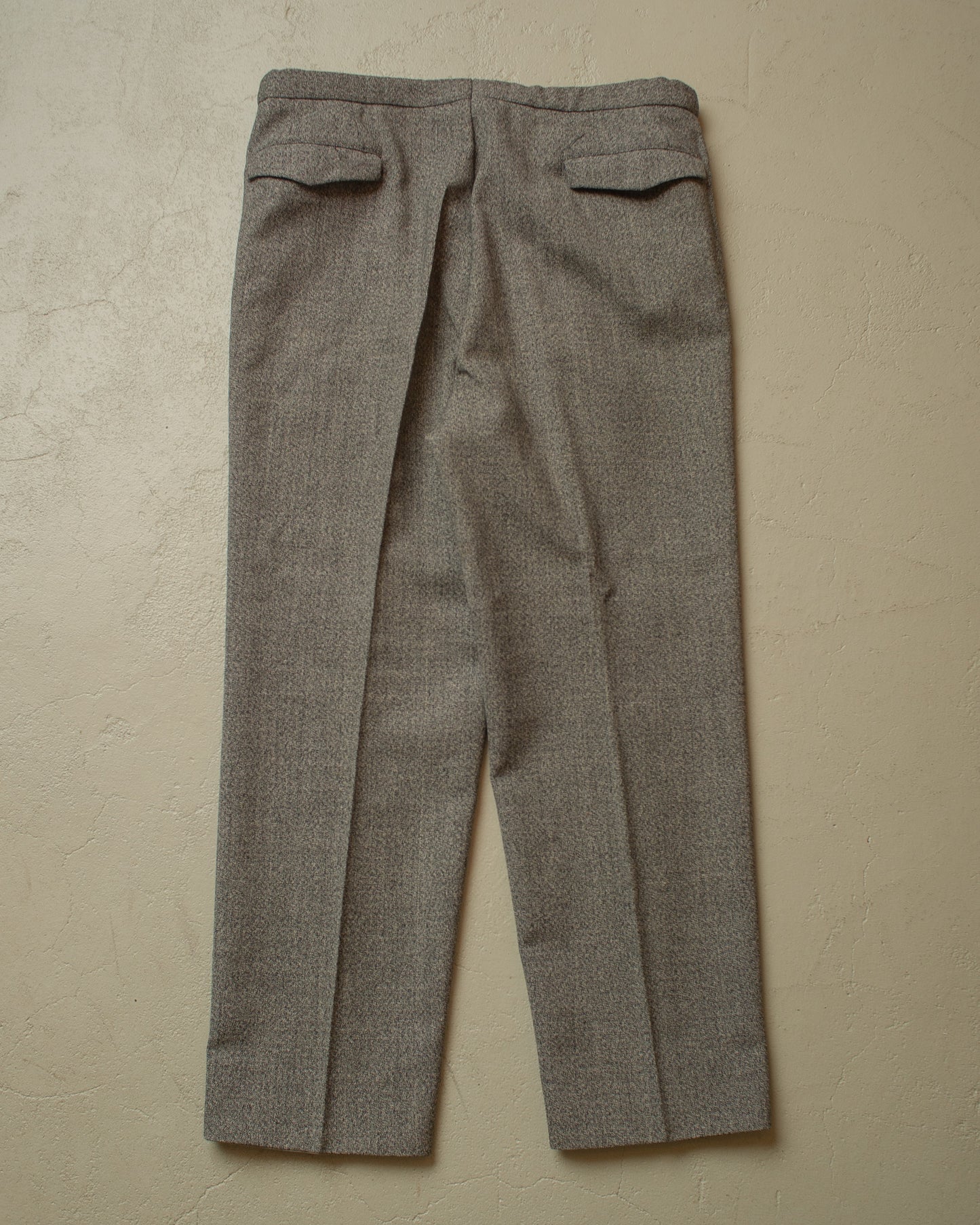 1960s German Wool Suit Pants grey - W35 L29