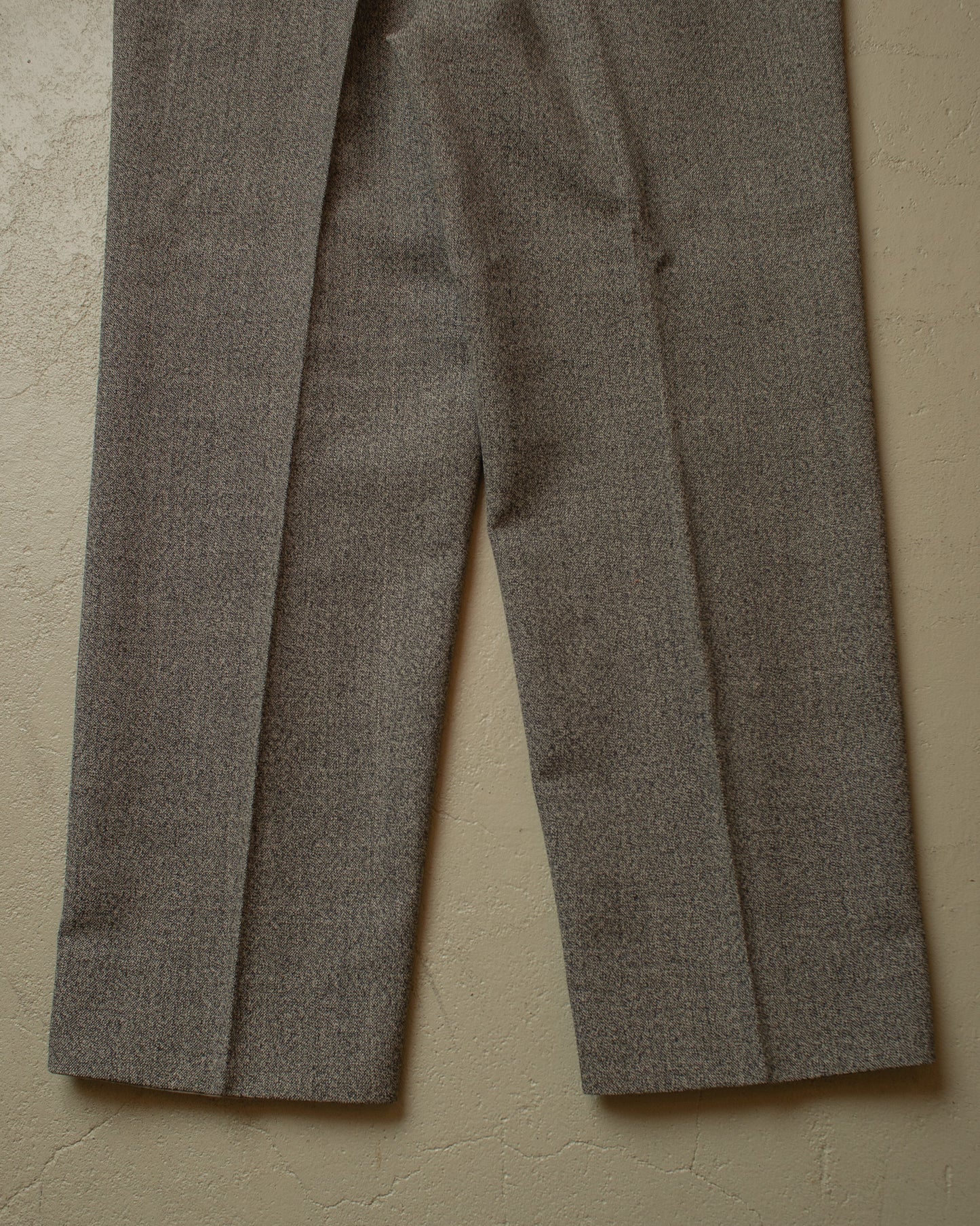 1960s German Wool Suit Pants grey - W35 L29