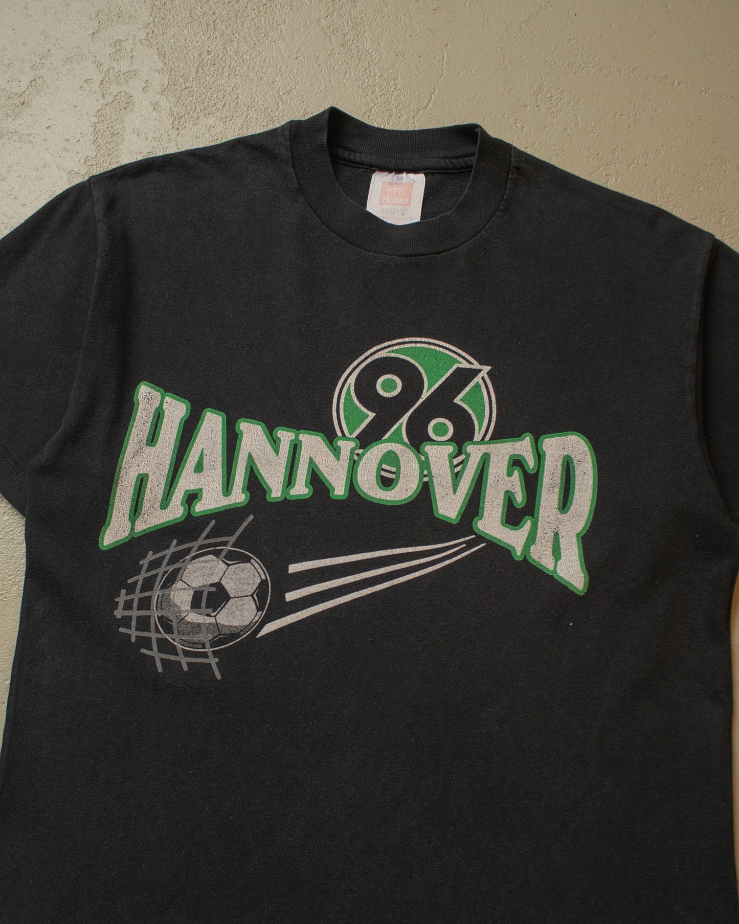 1990s Hannover 96 Faded T-shirt black - M