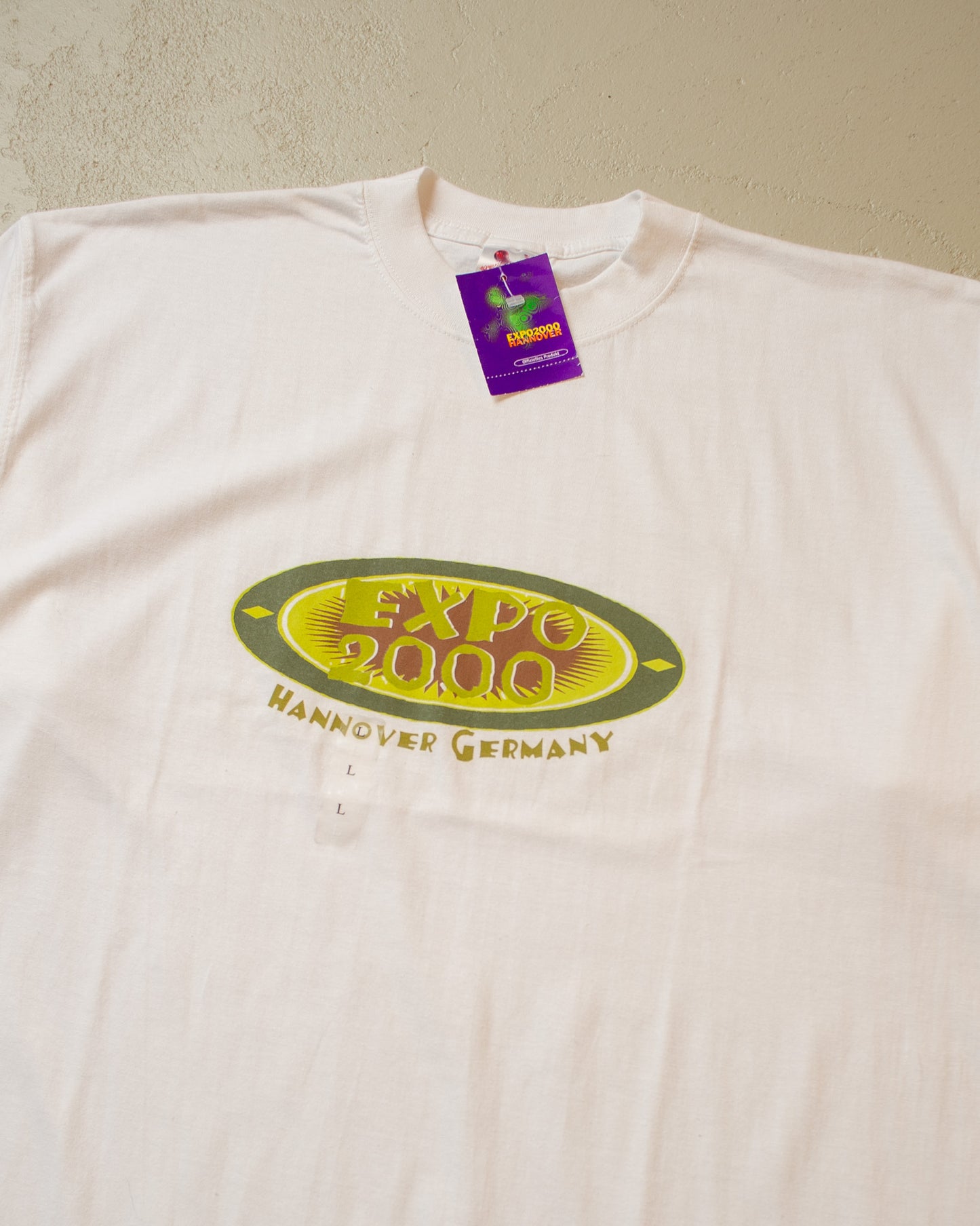 Deadstock Expo 2000 Hannover T-shirt white - XL