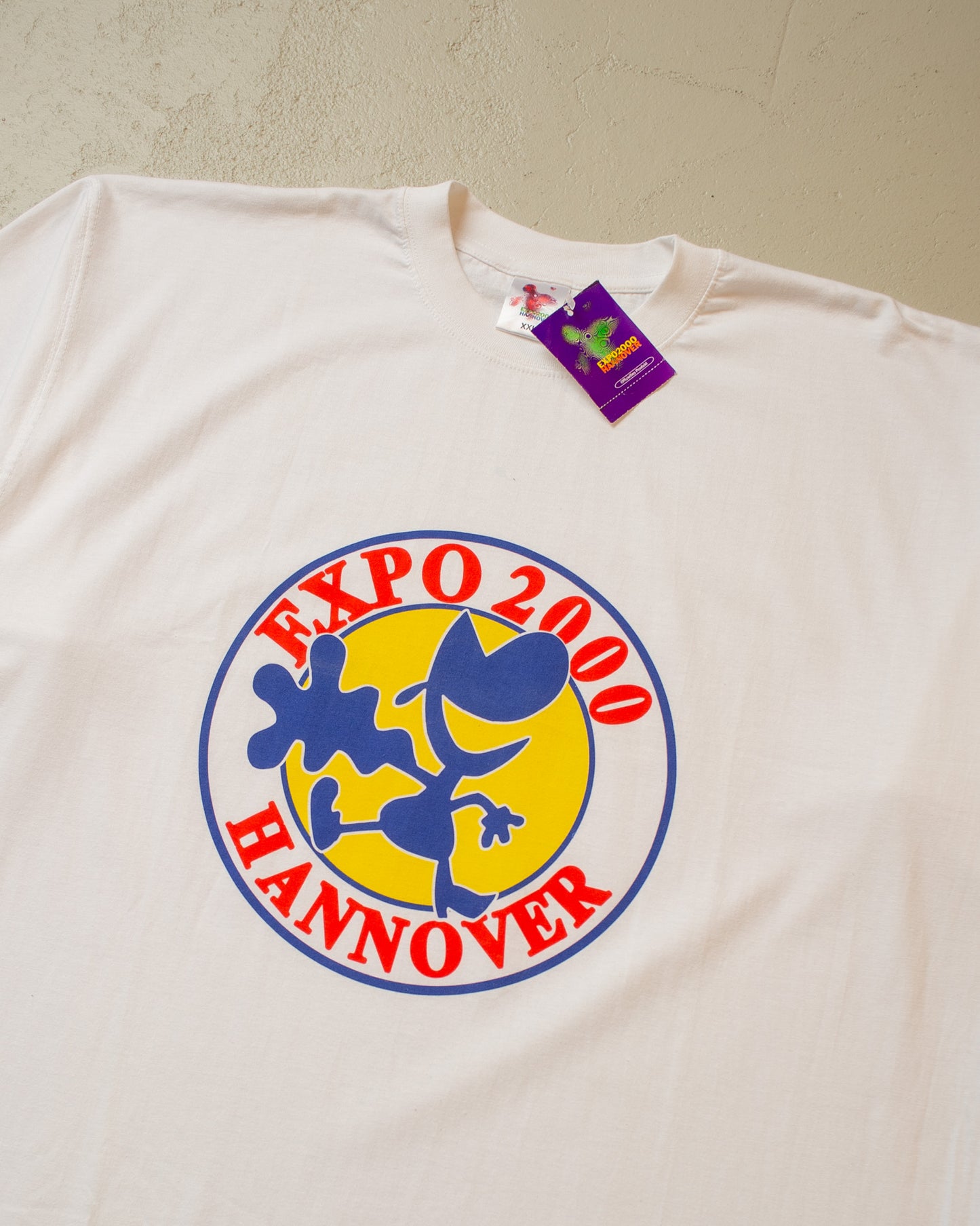 Deadstock Expo 2000 Hannover "Twipsy" T-shirt white - XXL