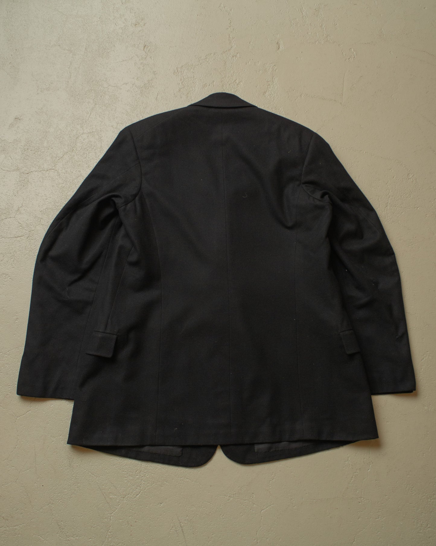 1920s German Three Piece Wool Suit black - M