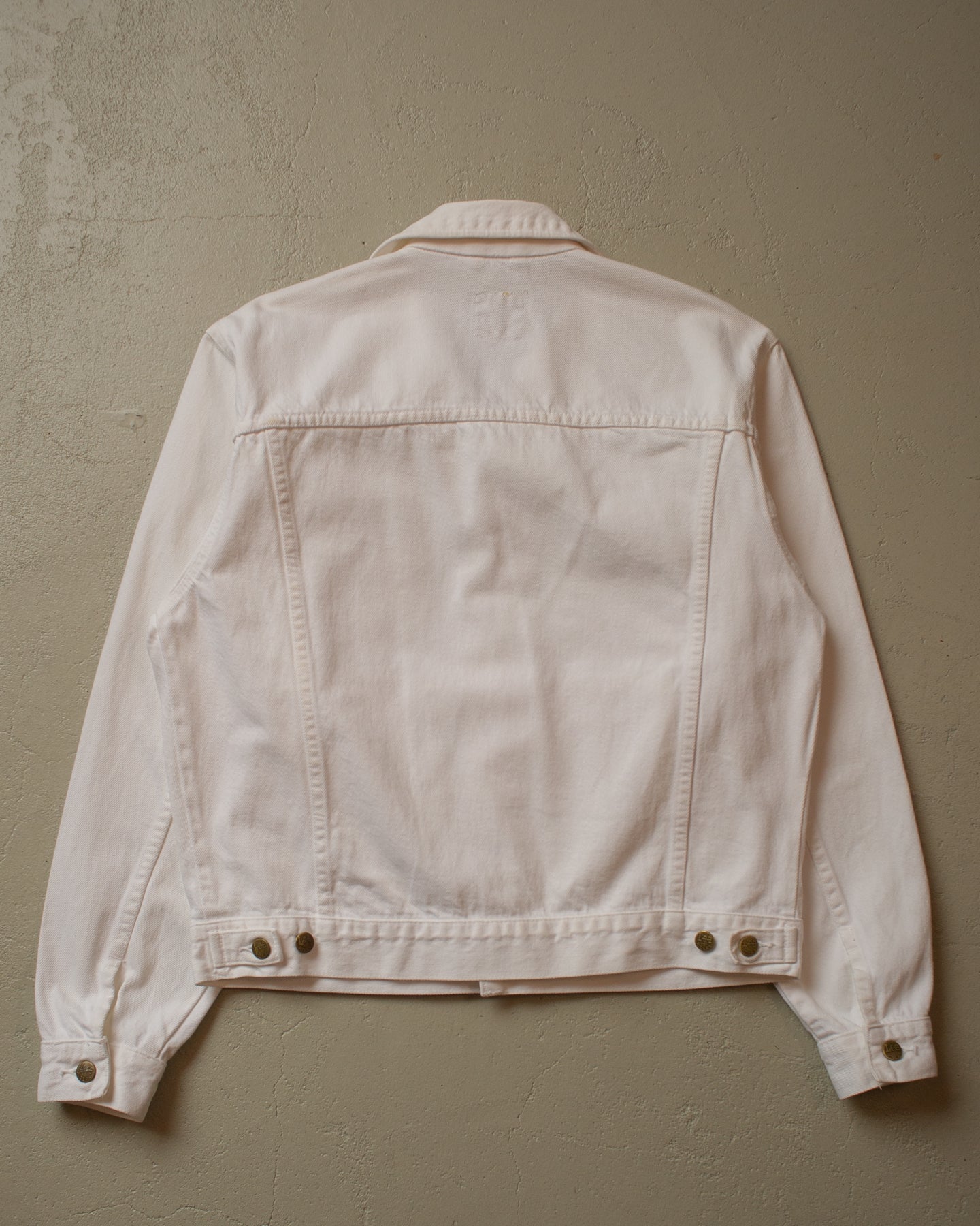 90s Lee Denim Jacket white - M/L