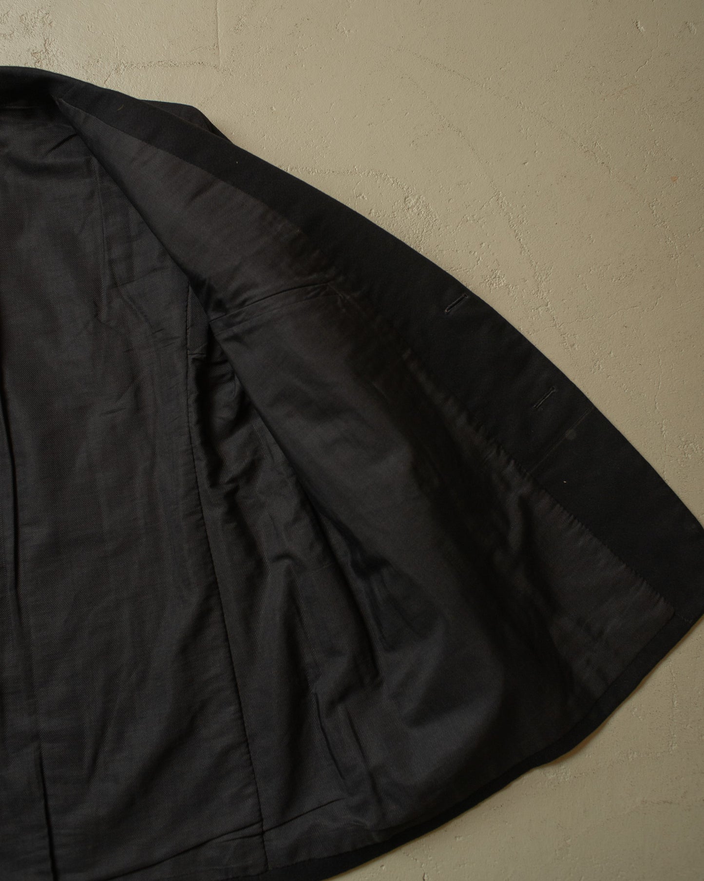 1920s German Three Piece Wool Suit black - M