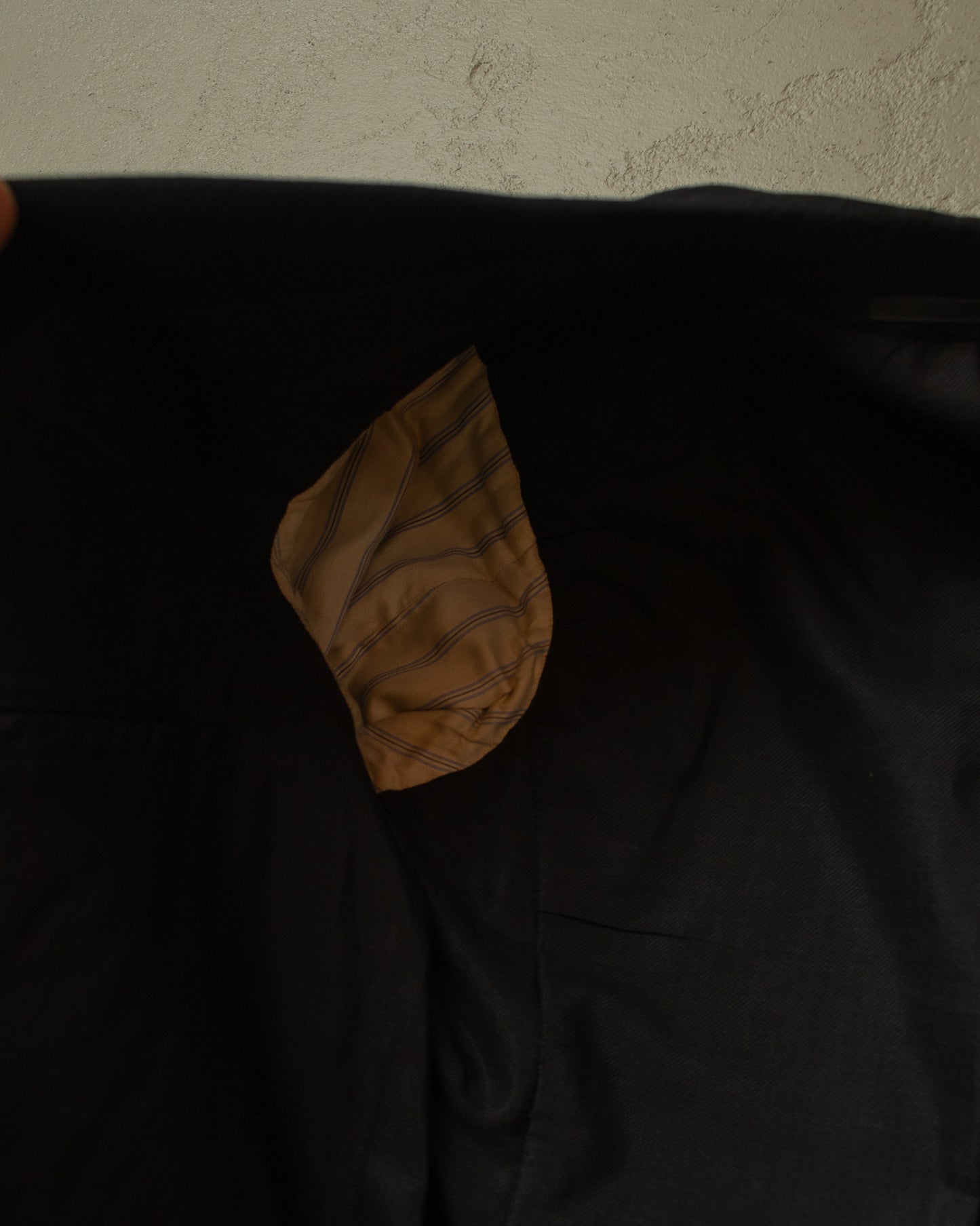 1920s German Three Piece Wool Suit black - M