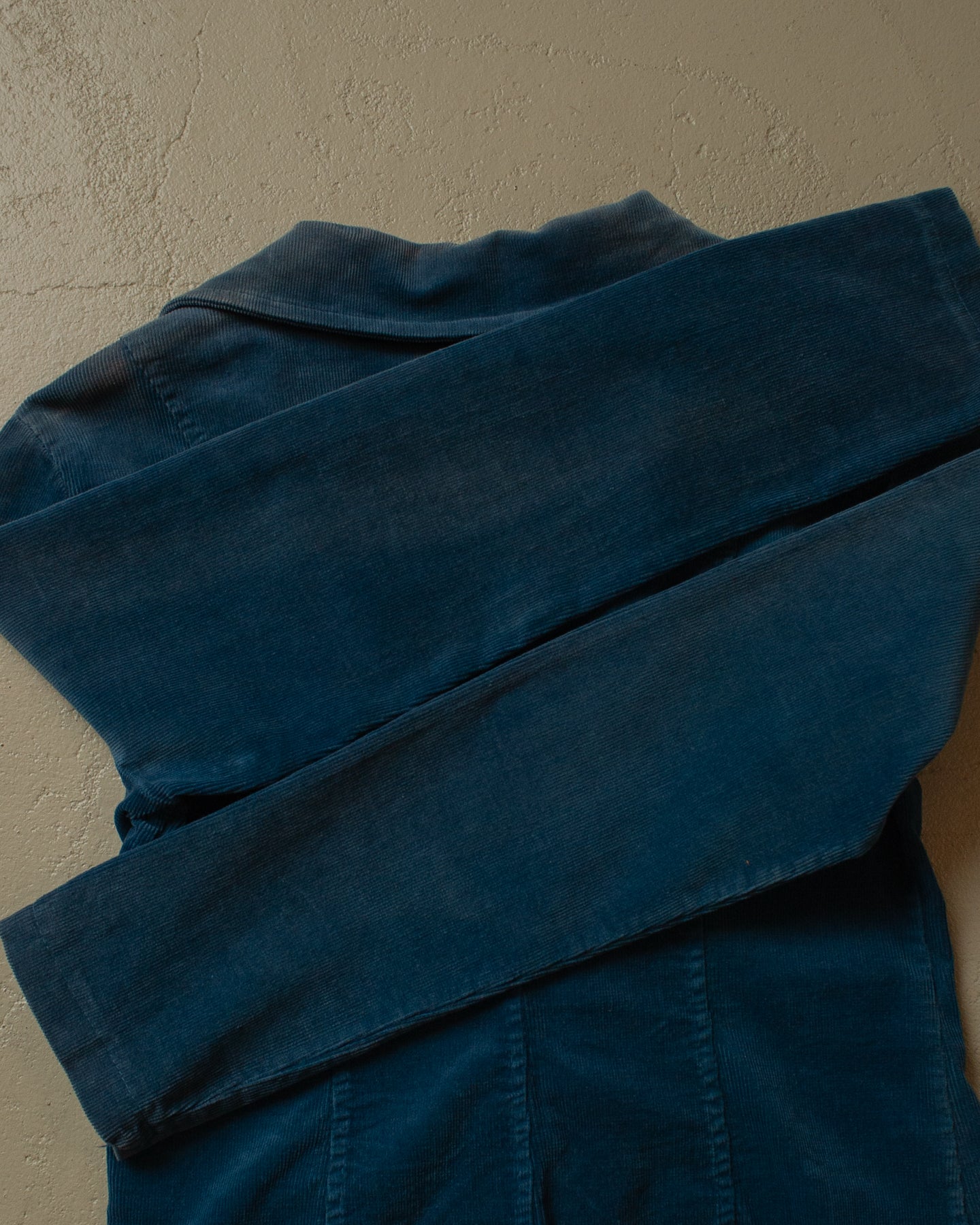 70s/80s Womens Corduroy Jacket blue - XS/S