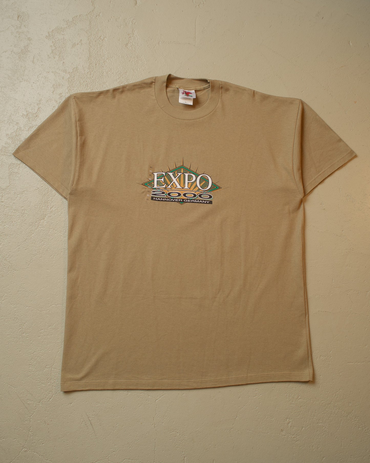 Unworn Expo 2000 Hannover T-shirt beige - XL/XXL