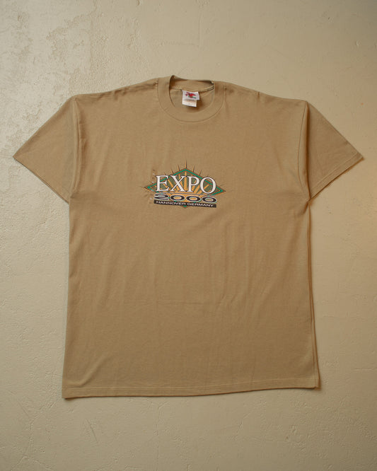 Unworn Expo 2000 Hannover T-shirt beige - XL/XXL