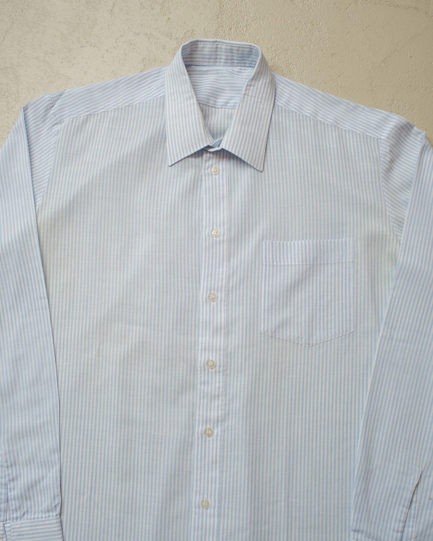 1960s unworn striped Shirt blue - XL