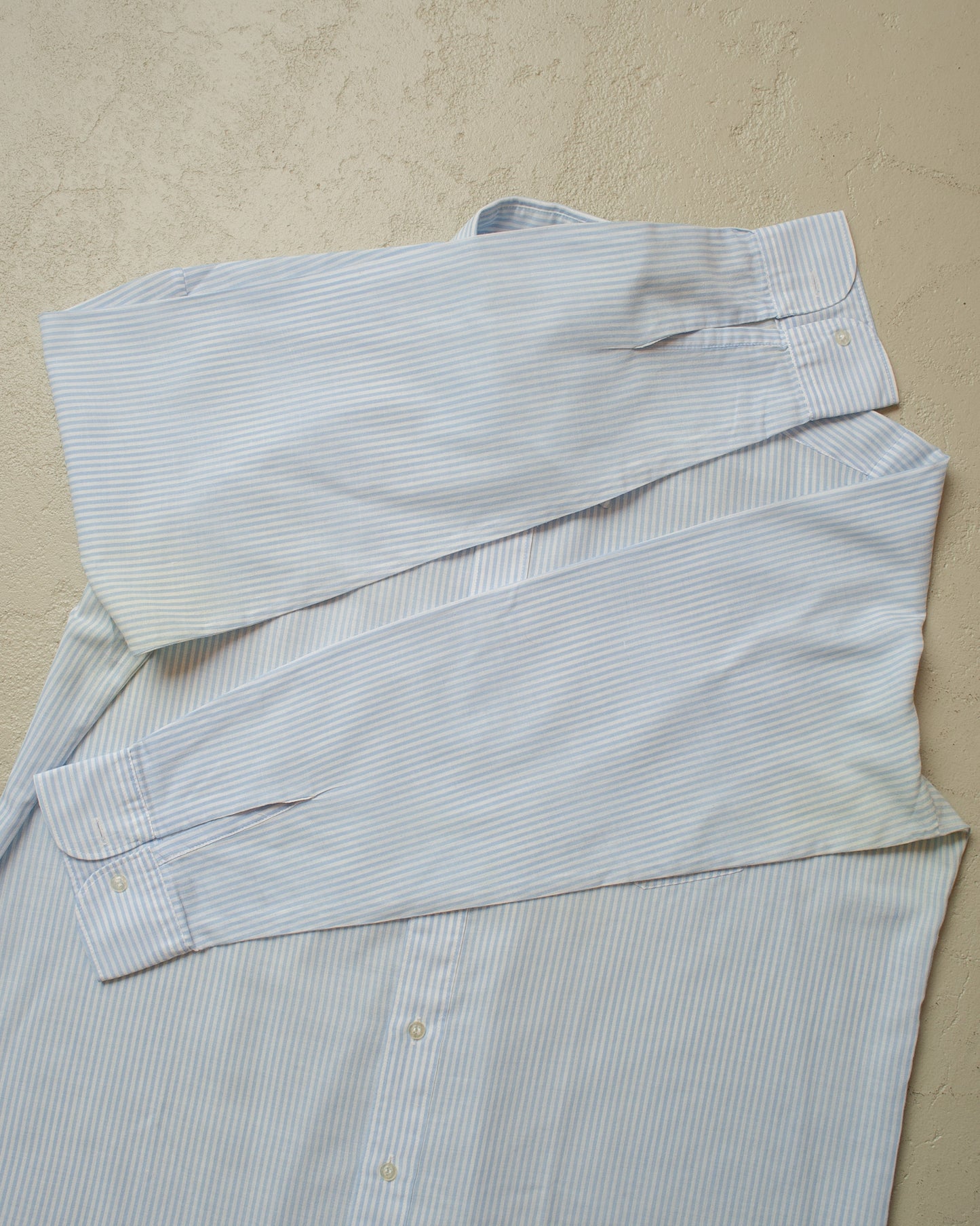 1960s unworn striped Shirt blue - XL