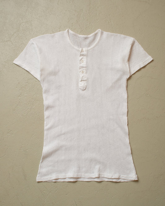 1940s/50s Net Under Shirt white - M