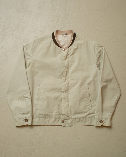 1960s European Windbreaker Jacket beige - L