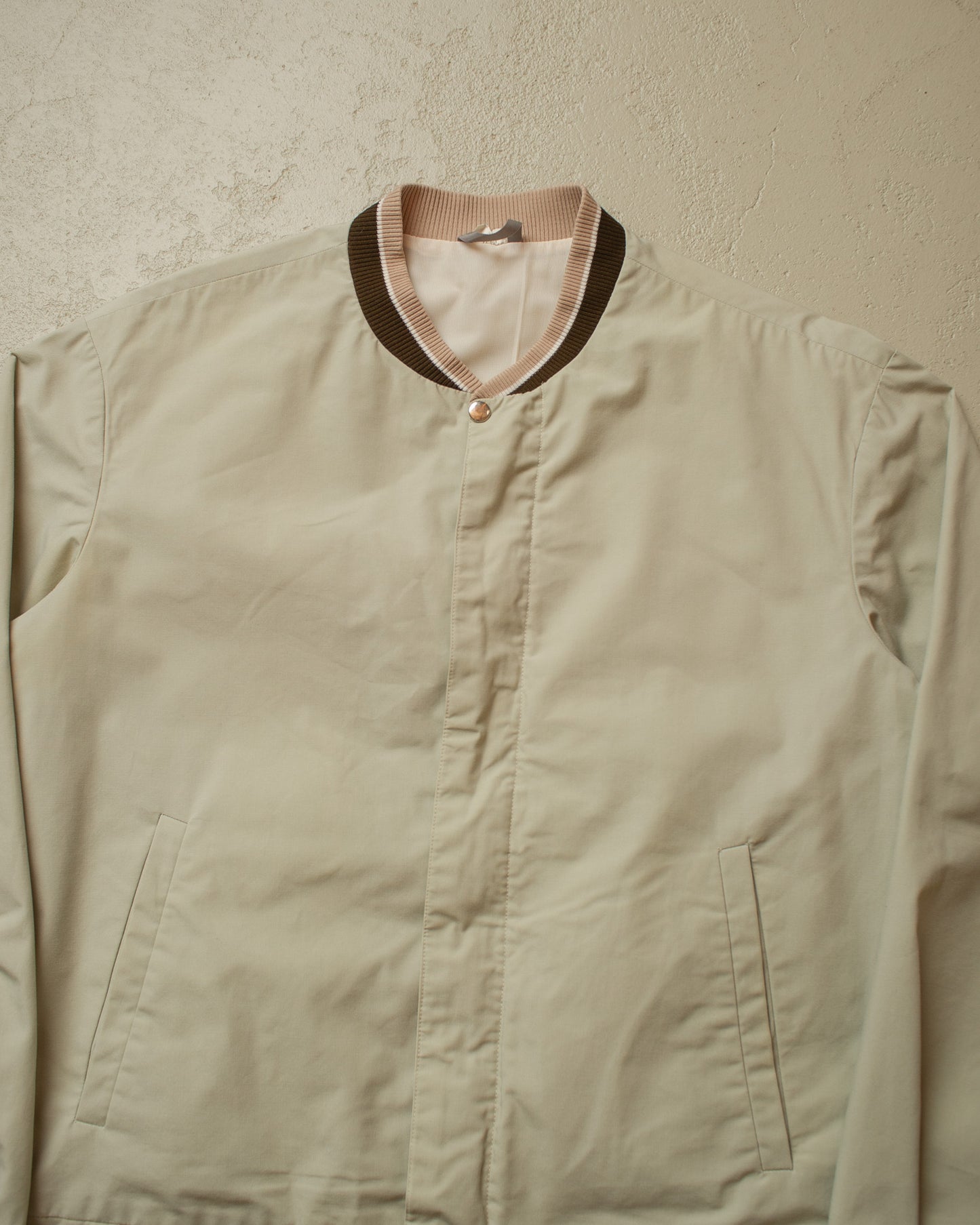 1960s European Windbreaker Jacket beige - L