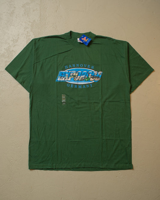 Deadstock Expo 2000 Hannover T-shirt green - XXL