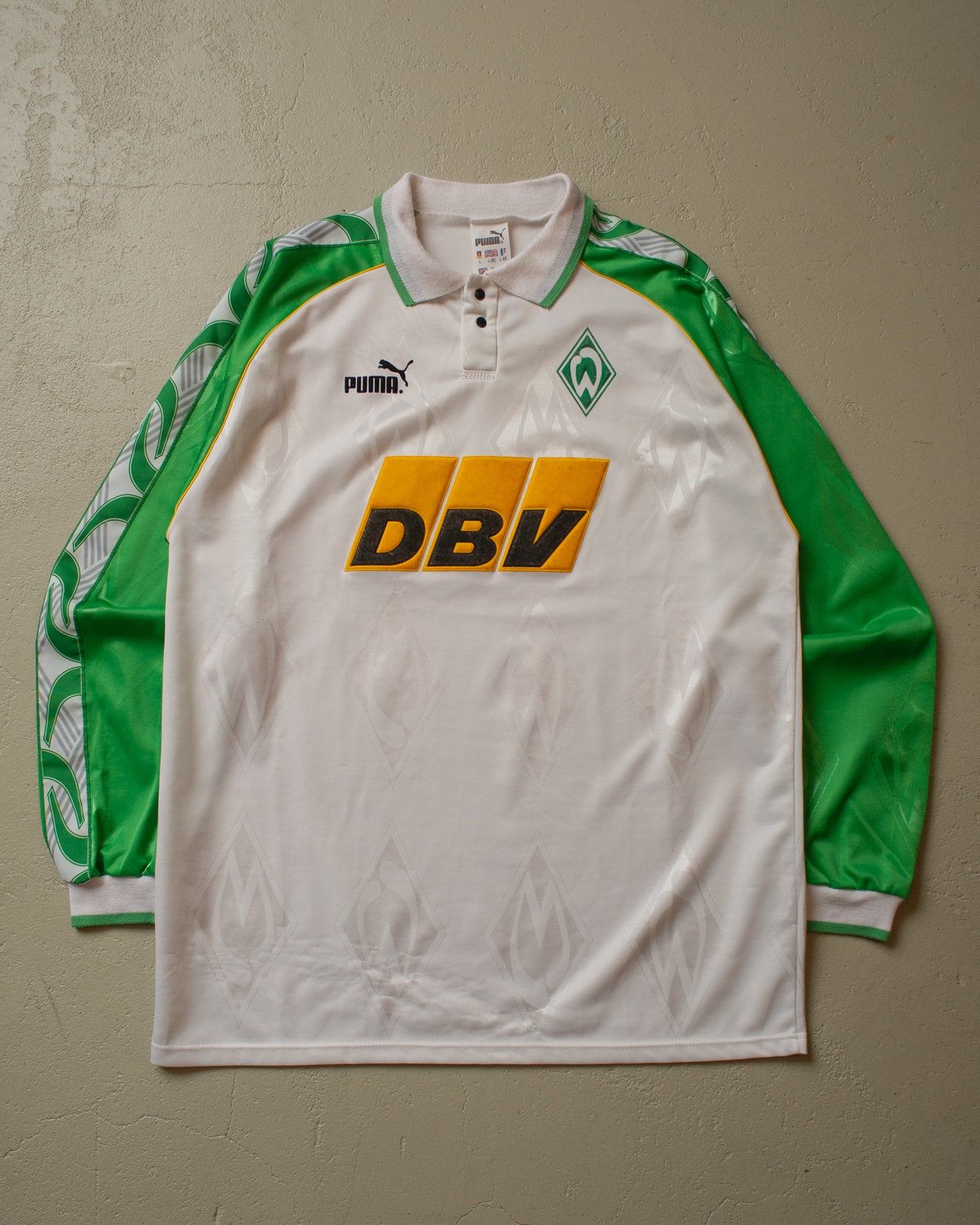 1995/96 Puma Werder Bremen Longsleeve Jersey - L