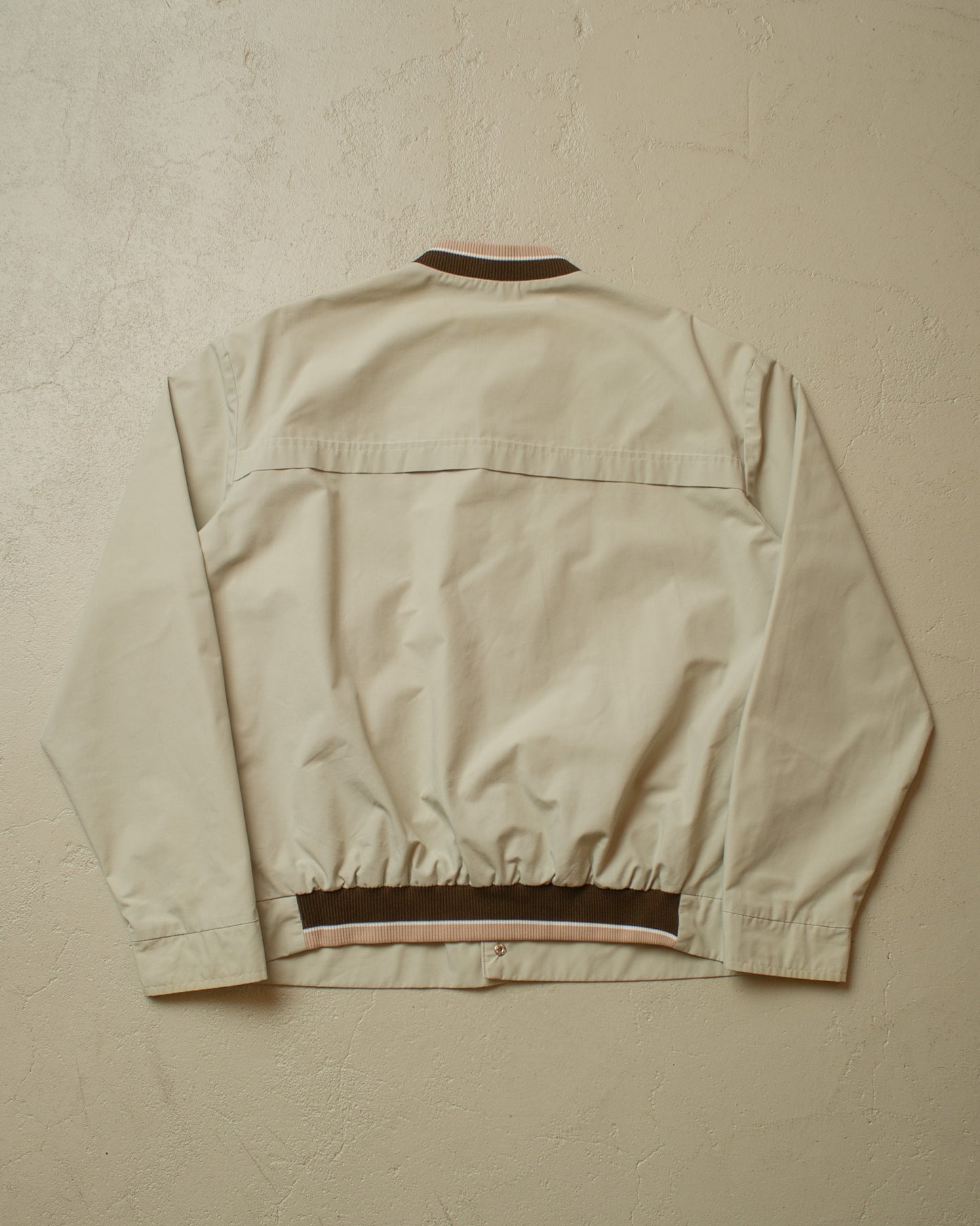 1960s European Windbreaker Jacket beige - L