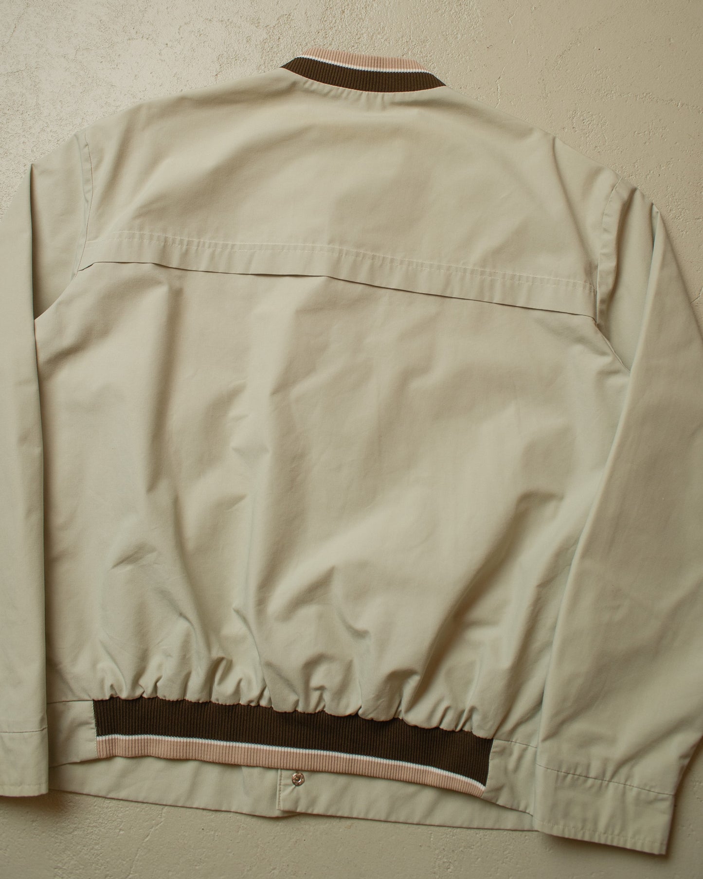 1960s European Windbreaker Jacket beige - L