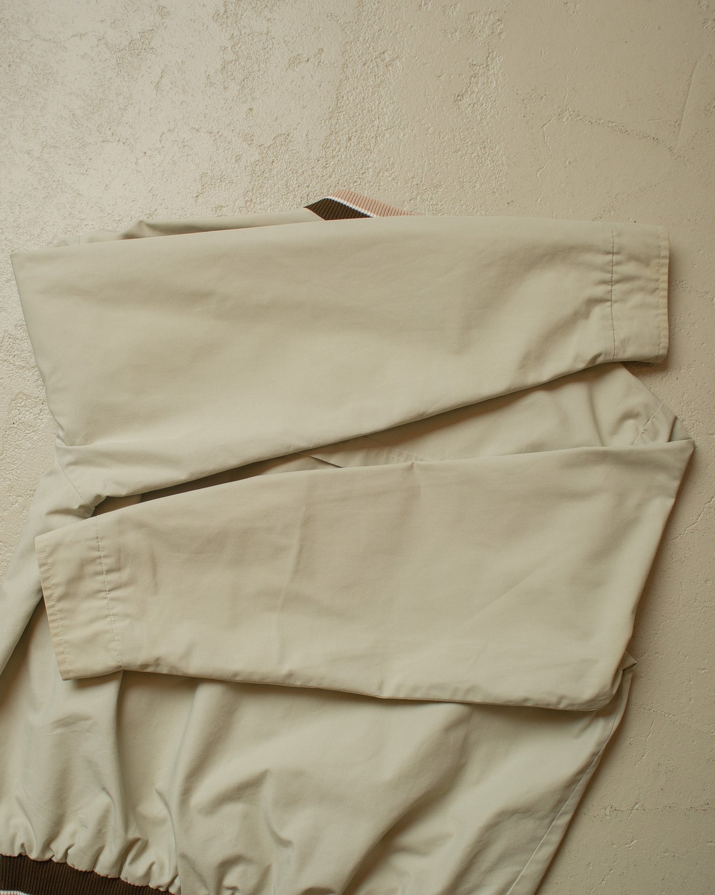 1960s European Windbreaker Jacket beige - L