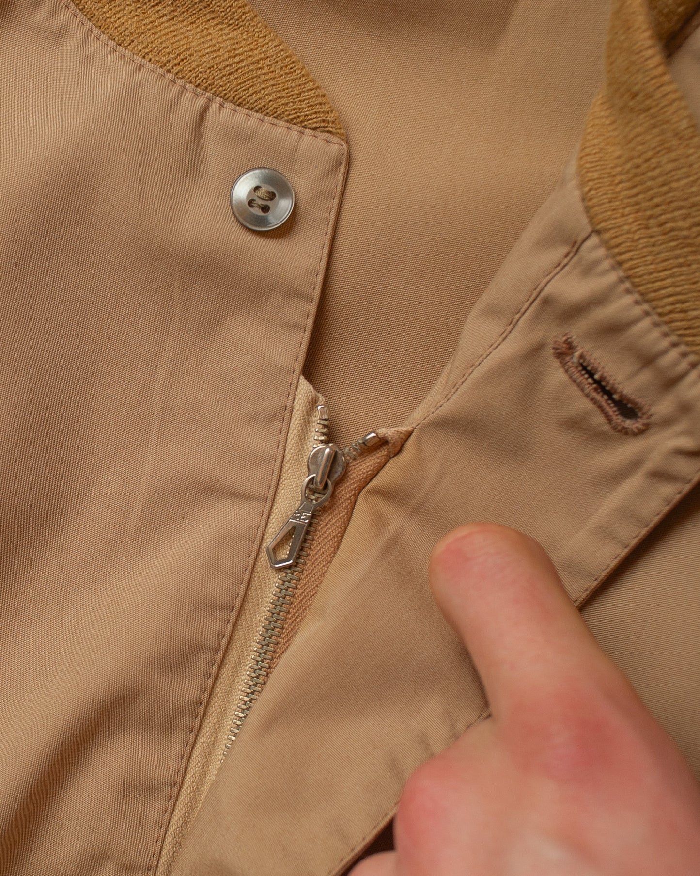 1950s/60s German Light Jacket beige - XL/XXL