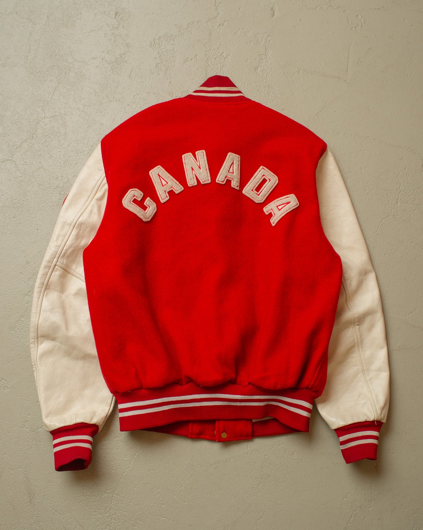 1983 Canada Varsity Jacket red - S/M
