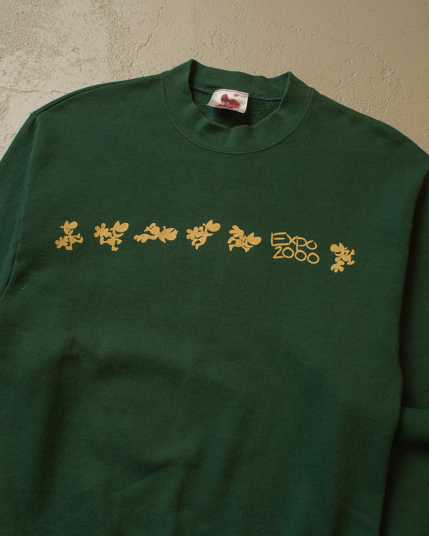 Expo 2000 Hannover "Twipsy" Sweatshirt green -  M