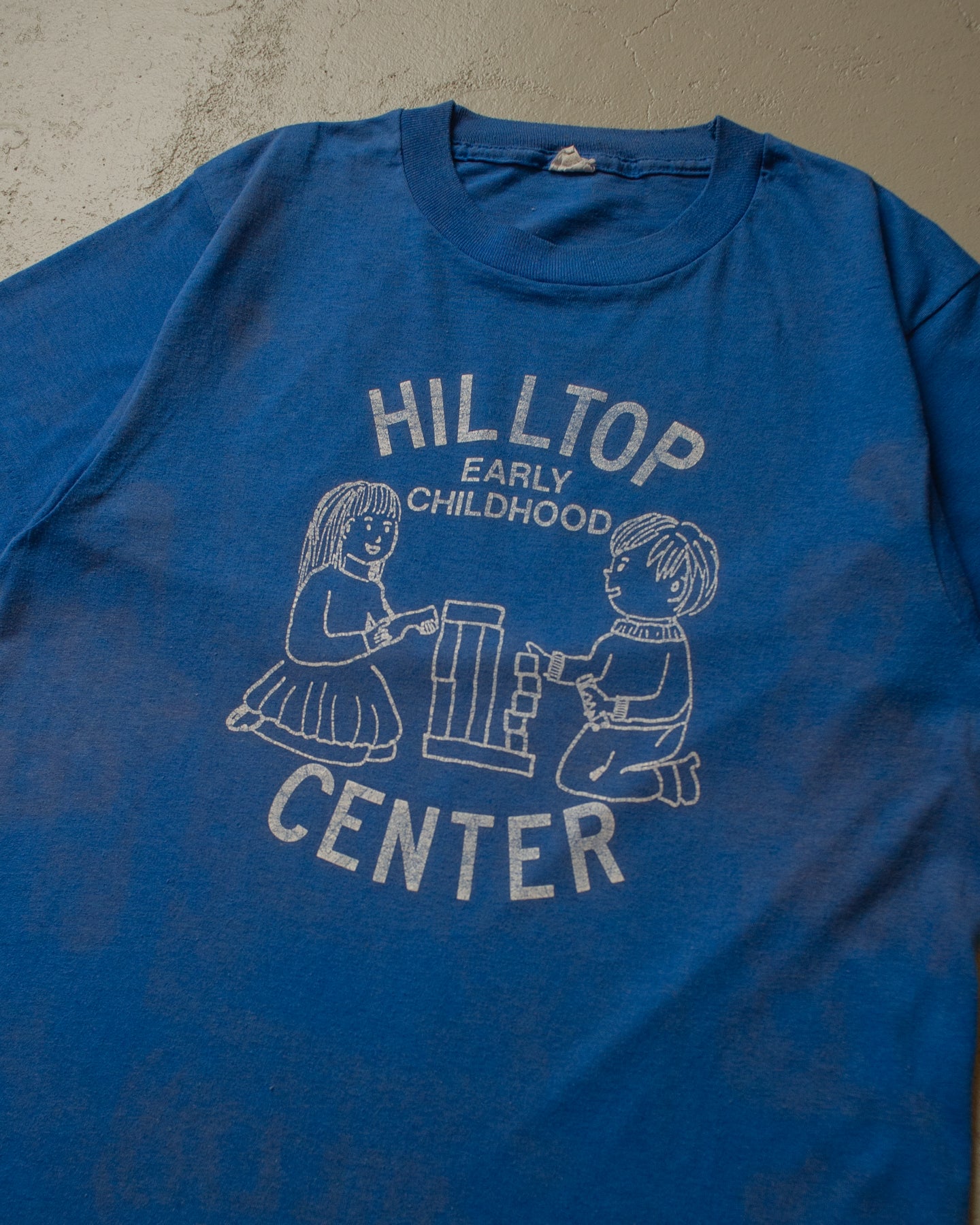 90s Hilltop Center T-shirt blue - S/M