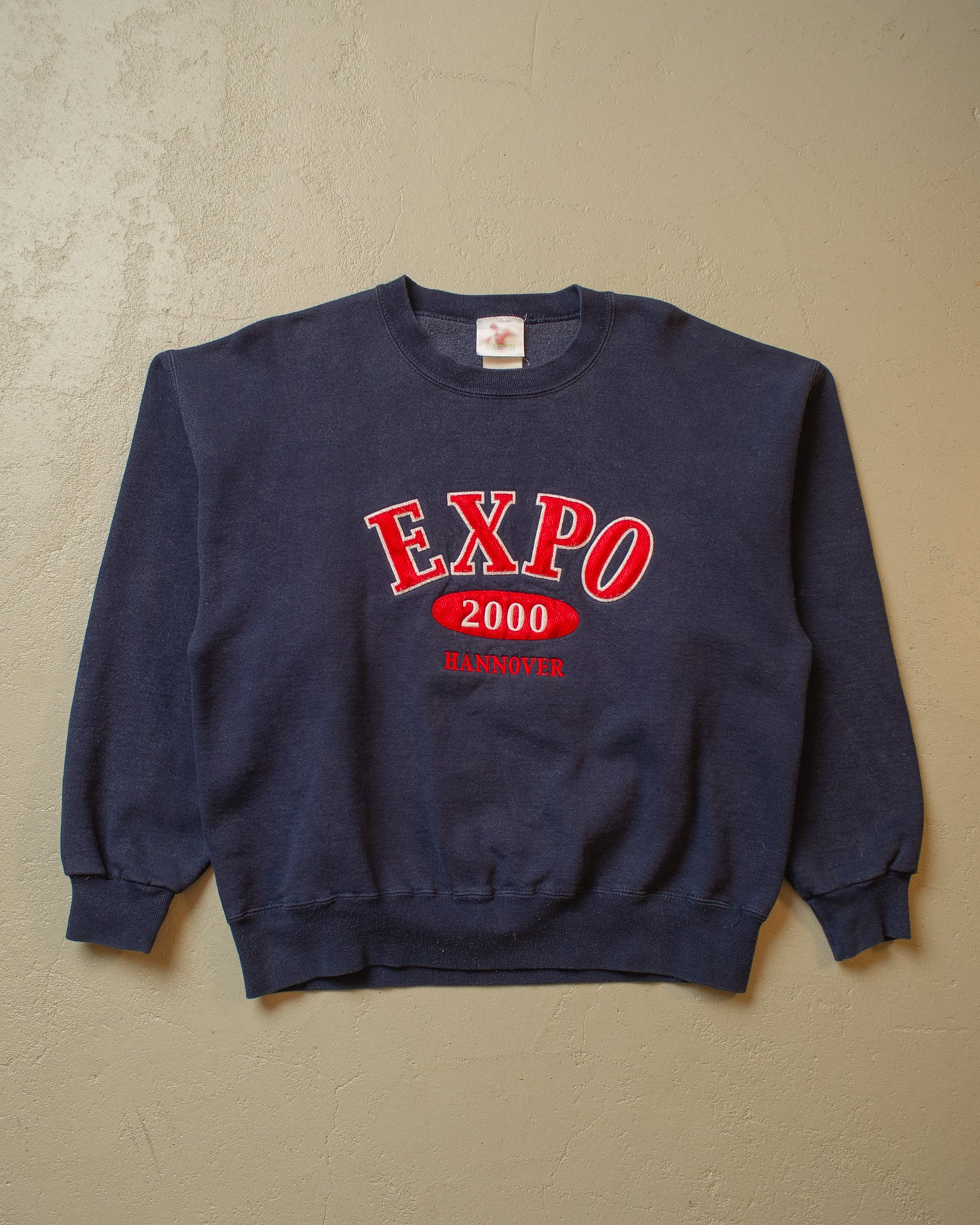 Expo 2000 Hannover Embroidered Sweatshirt navyblue - L