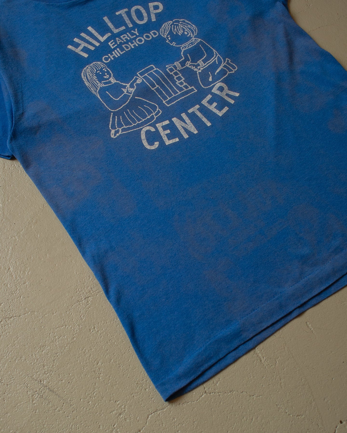 90s Hilltop Center T-shirt blue - S/M