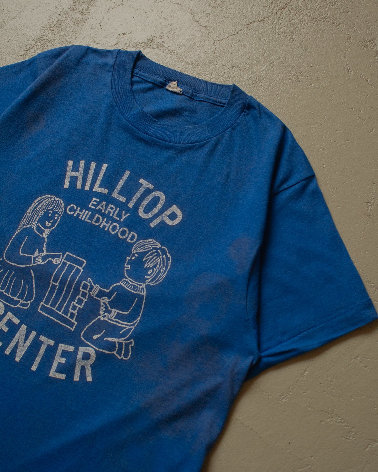 90s Hilltop Center T-shirt blue - S/M