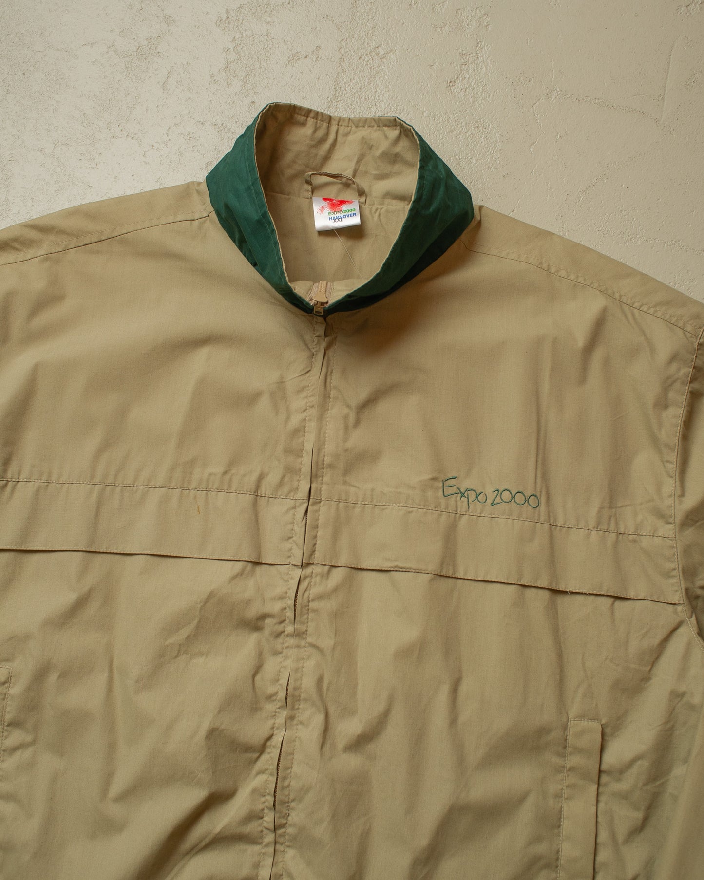 2000 Deadstock Expo Hannover Windbreaker beige - XXL/XXXL