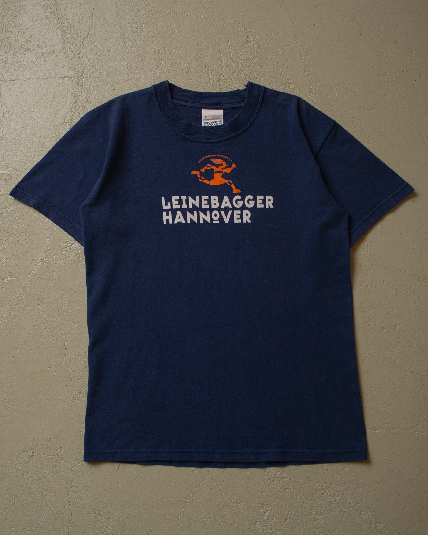 90s Leinebagger Hannover T-shirt navyblue - S