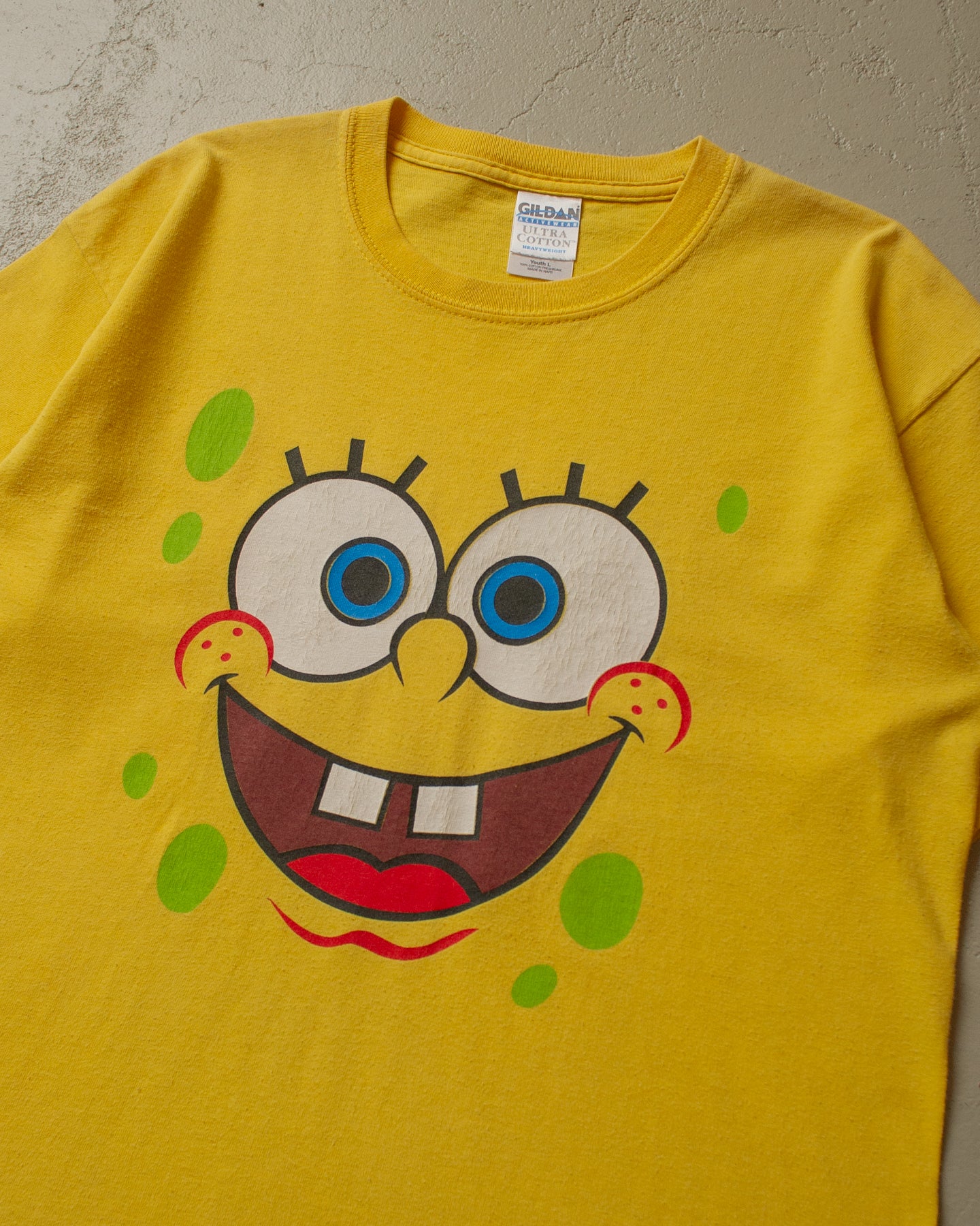 2000s Spongebob Squarepants T-shirt yellow - S