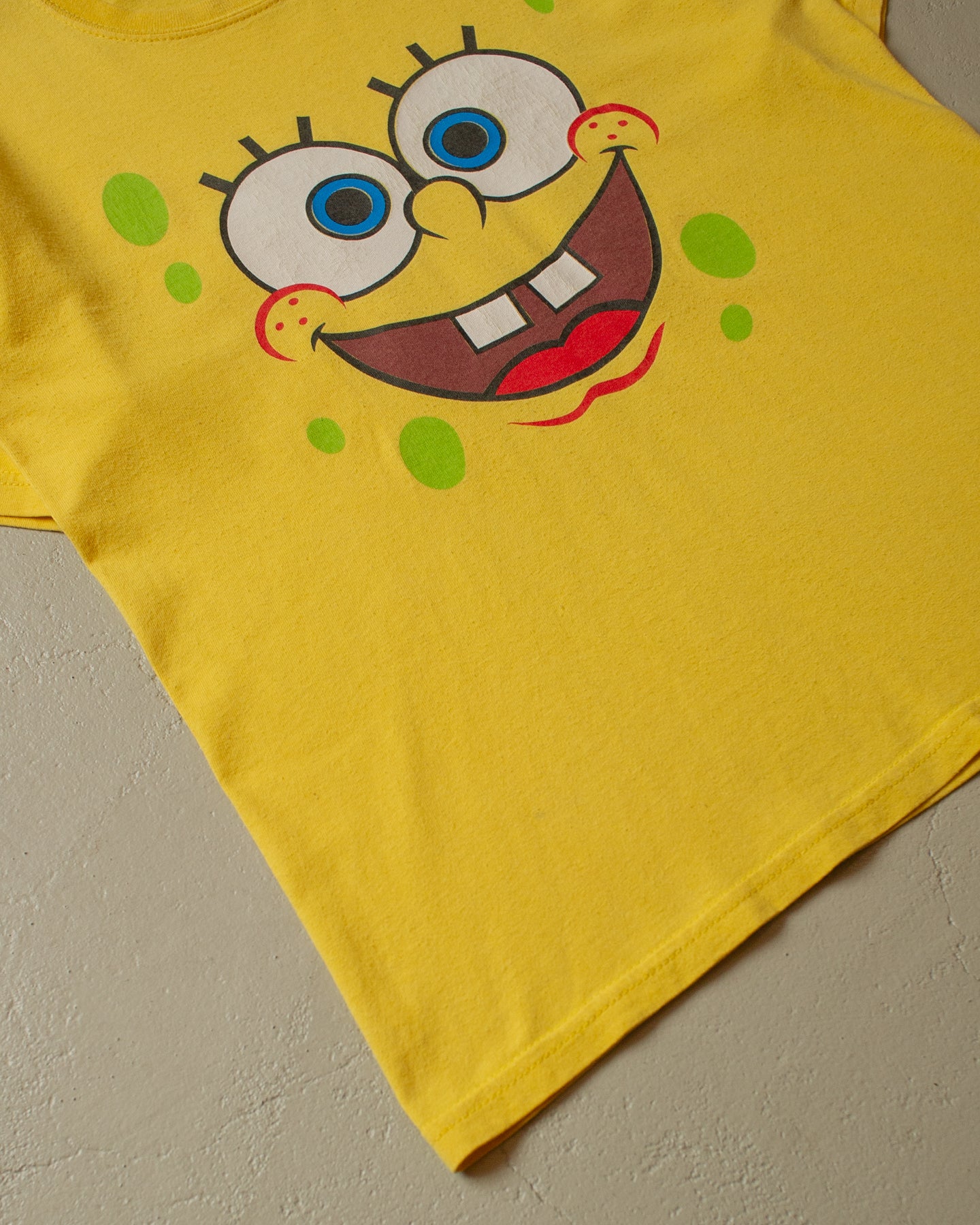 2000s Spongebob Squarepants T-shirt yellow - S