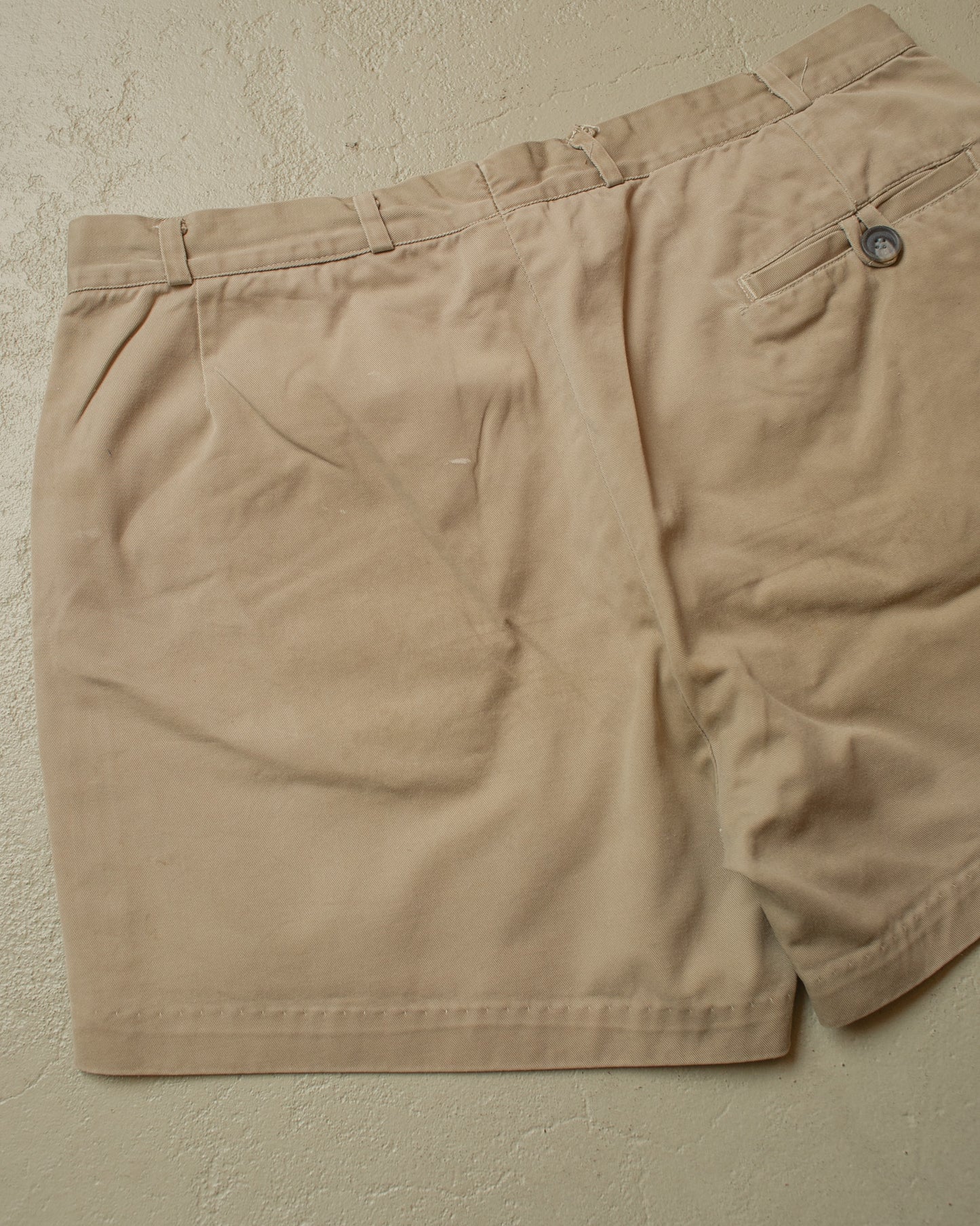 1960s distressed Texwood Cotton Shorts beige - W33