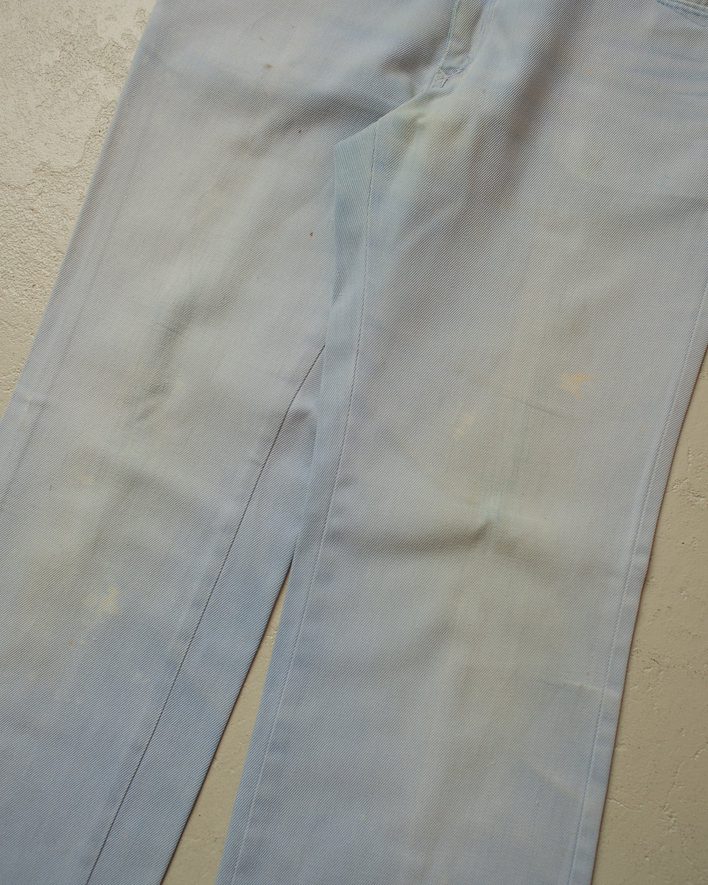 1970s Faded Light Flared Jeans blue - W34 L32