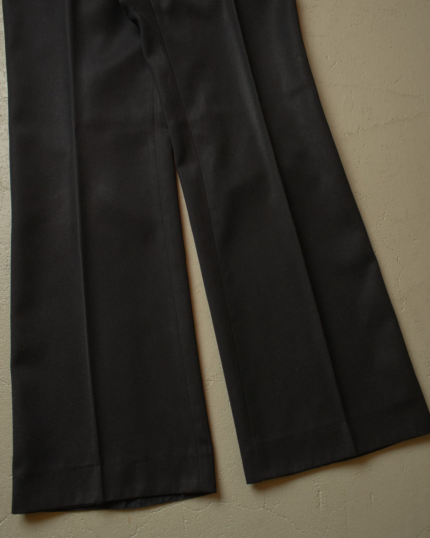 1960s/70s Flared Suit Pants black - W35 L32