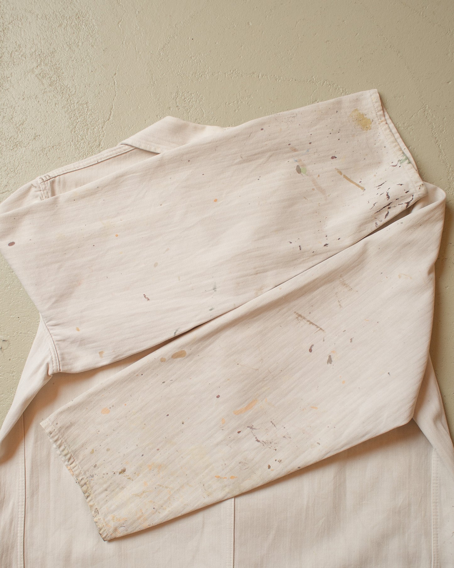 1970s Painter Workwear Jacket white - L/XL