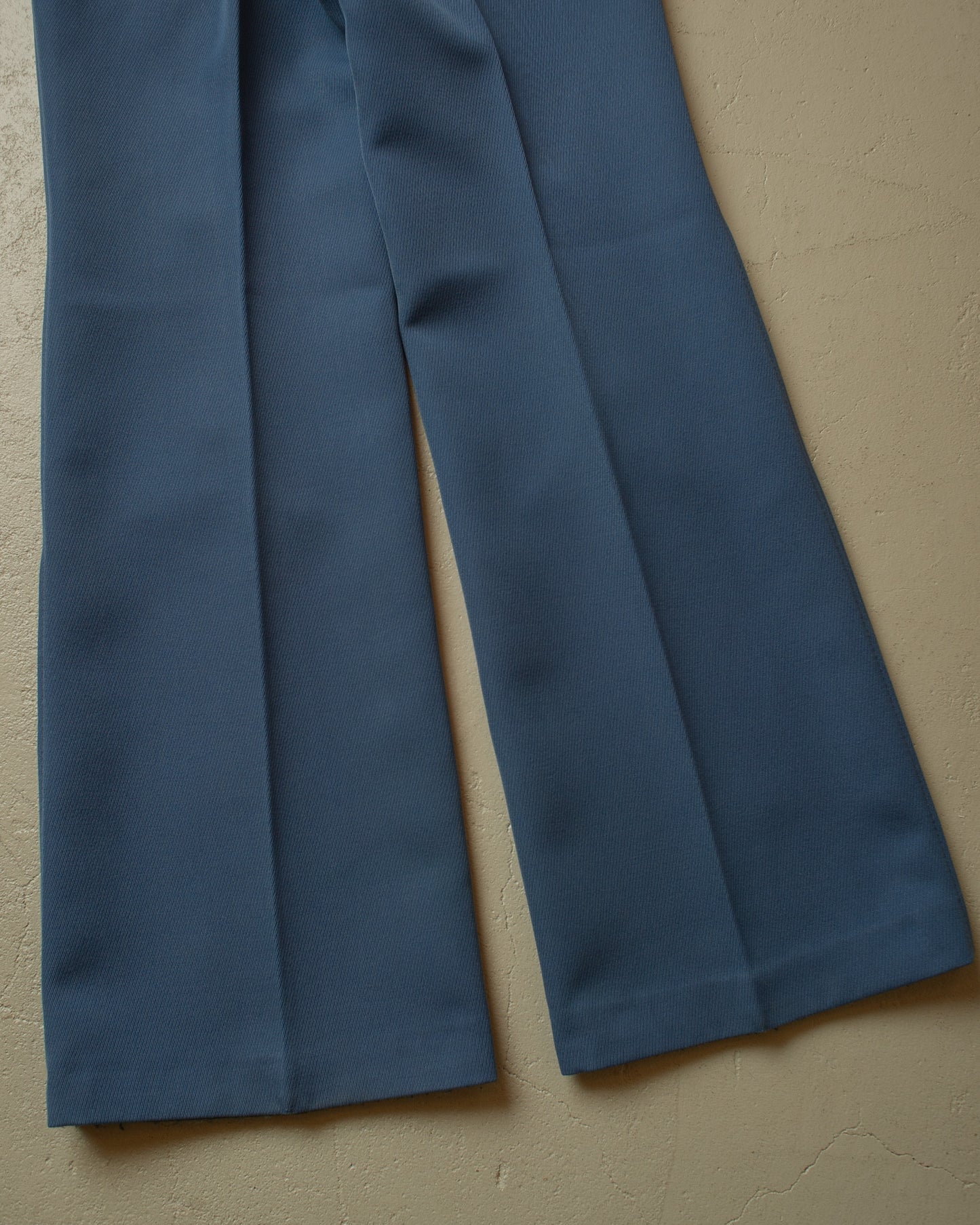 1970s Diolen Flared Suit Pants blue - W33 L32
