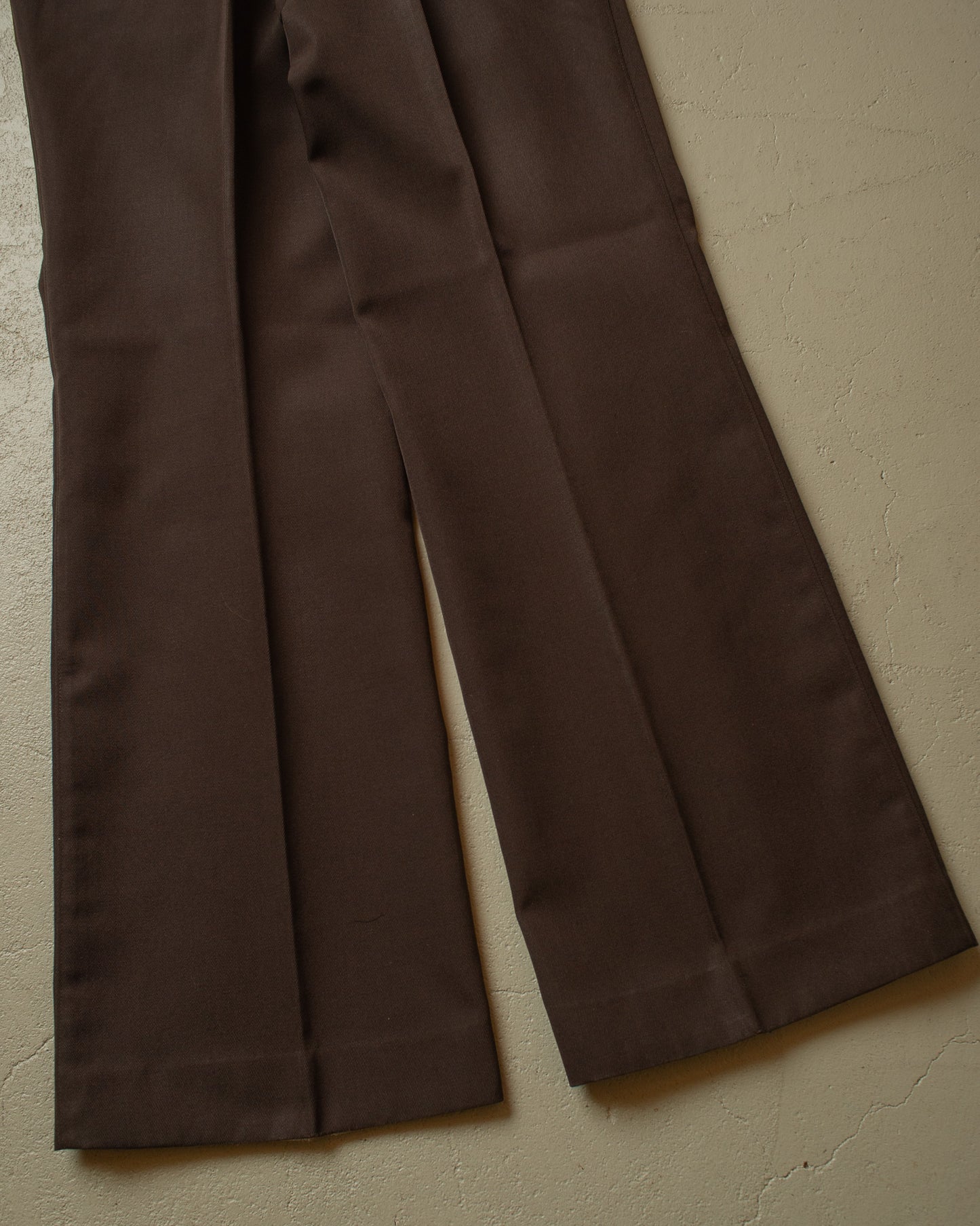 1960s/70s Flared Suit Pants brown - W34 L32