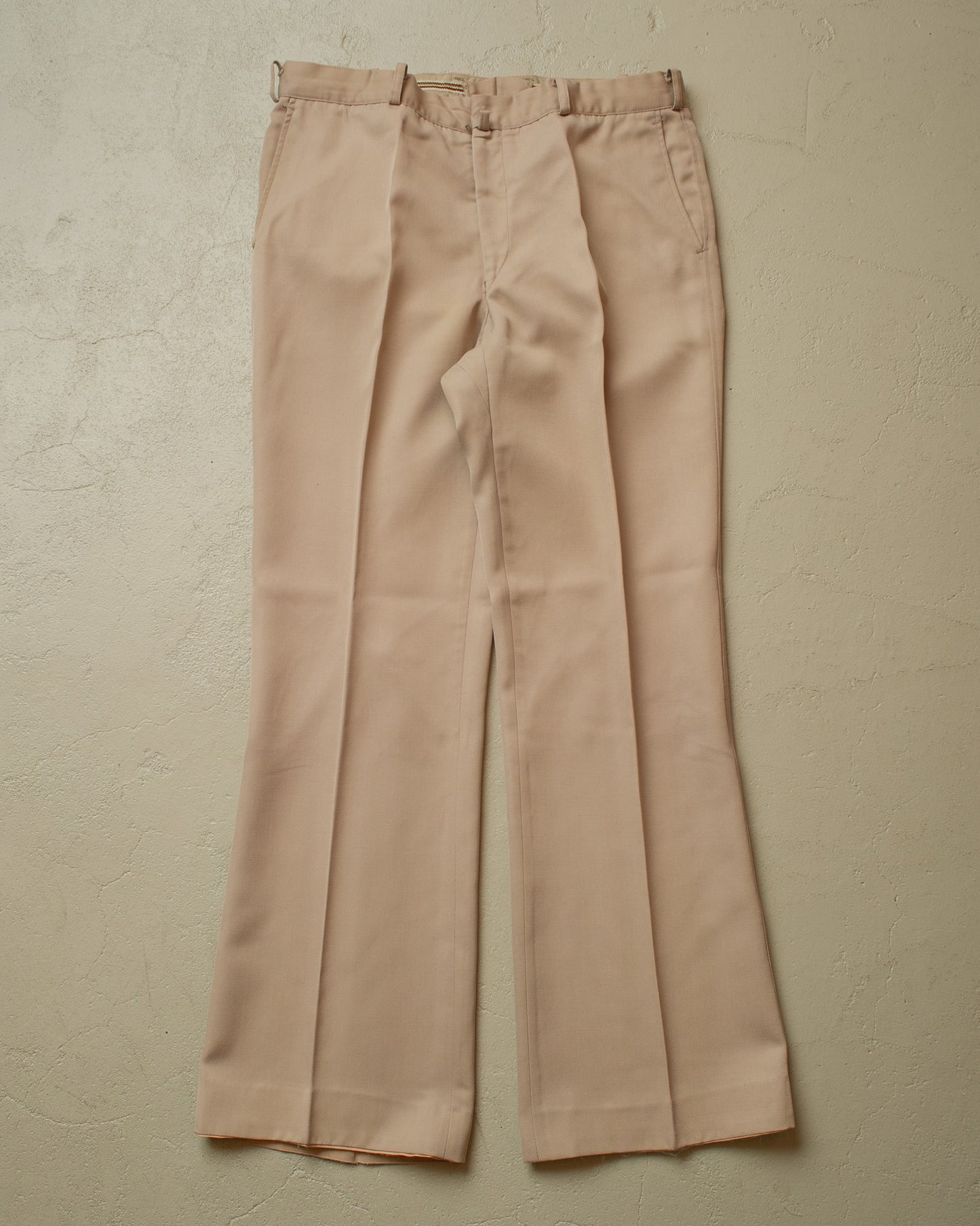 1960s/70s Flared Suit Pants beige - W34 L32