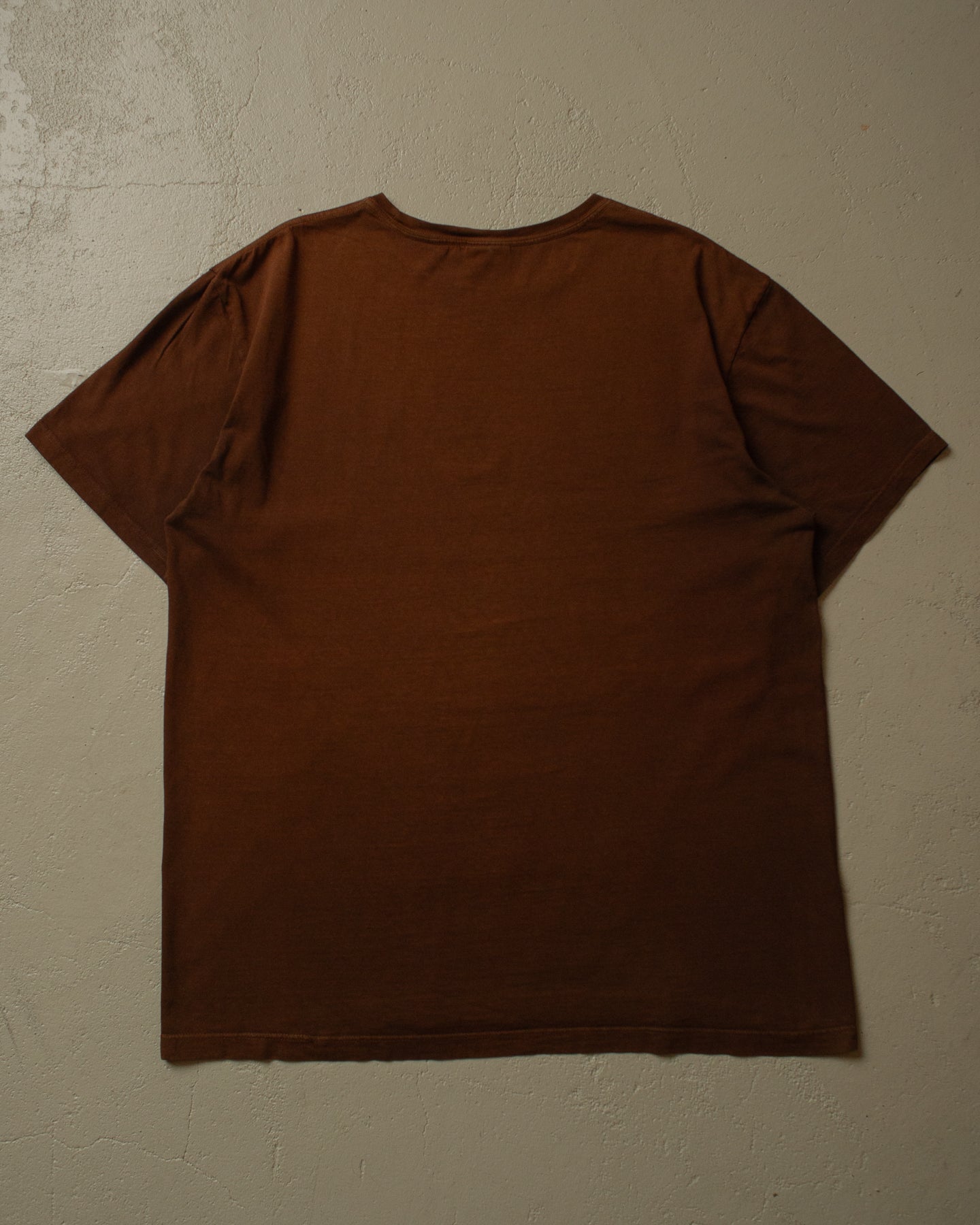 90s Sunfaded Ralph Lauren Logo T-shirt brown - L