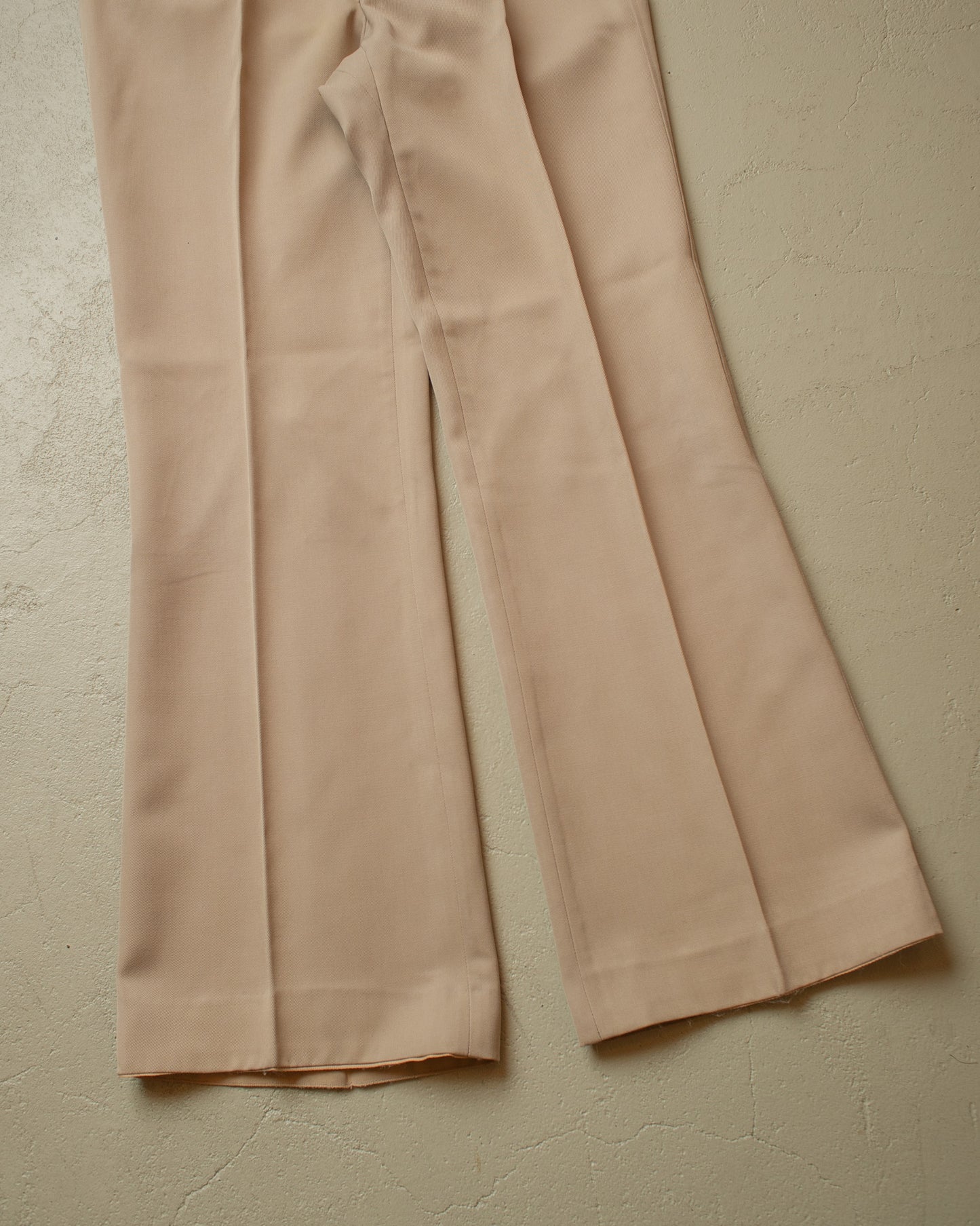 1960s/70s Flared Suit Pants beige - W34 L32
