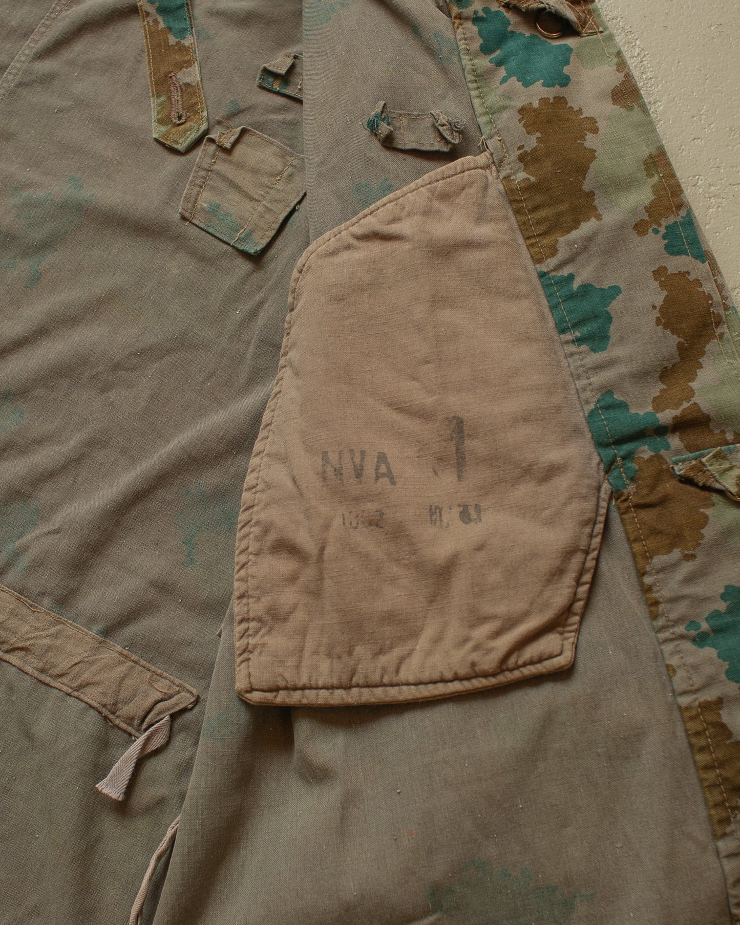 1950s NVA "Blumentarn" Army Jacket camo - L