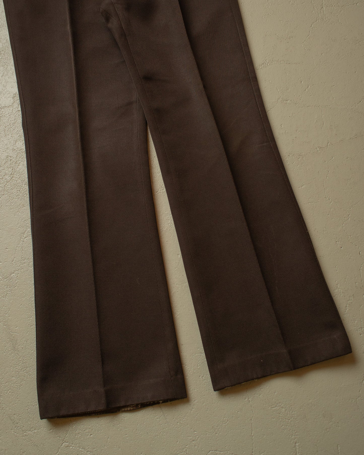 1960s/70s Flared Suit Pants brown - W35 L31/32