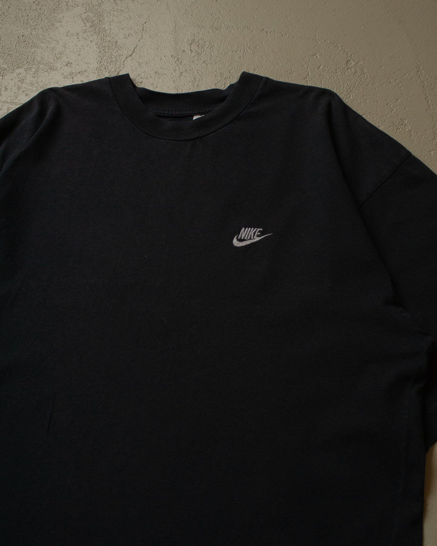 90s Nike Logo T-shirt black - XXL