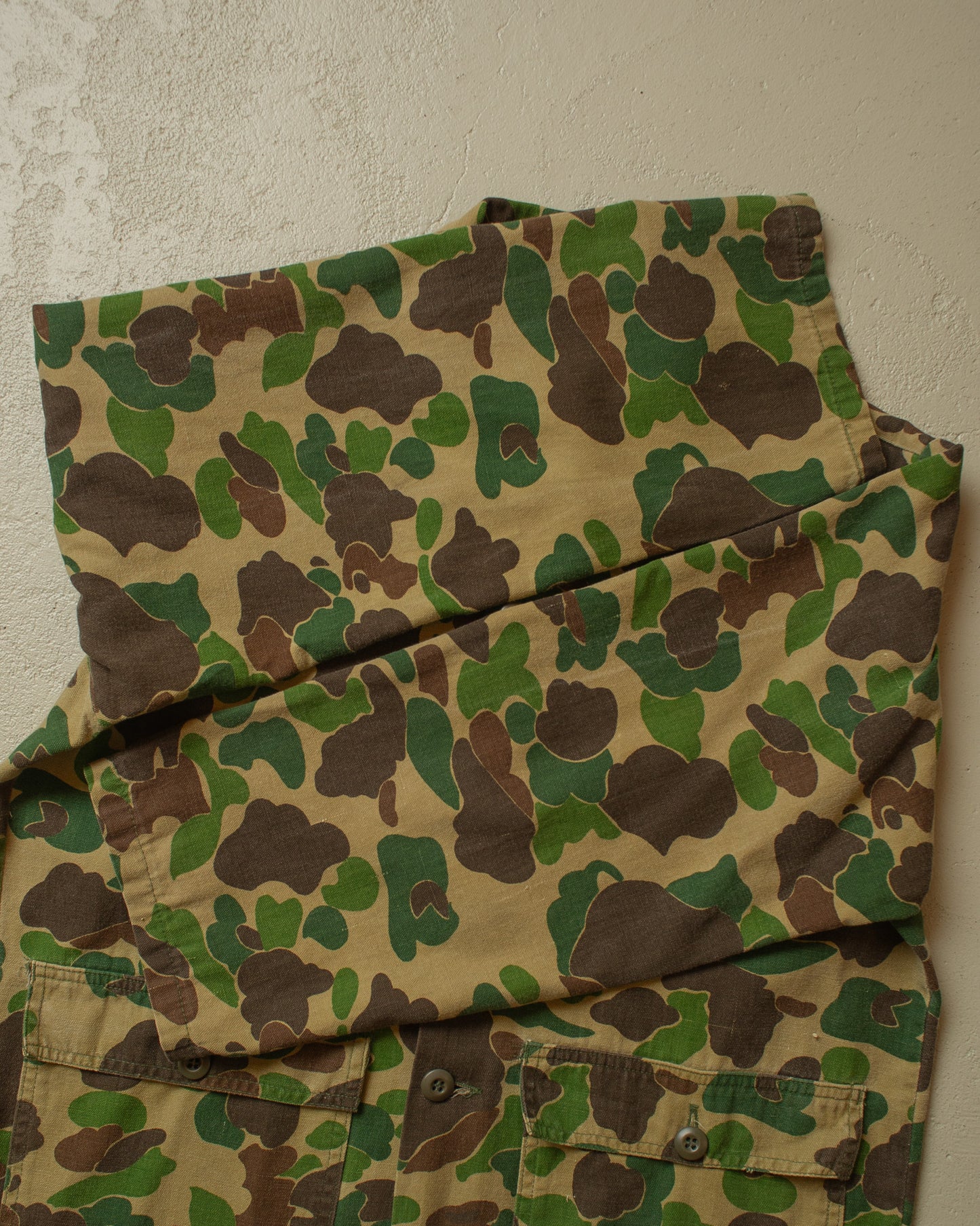 1970s Ranger Camo Hunting Shirt Jacket - M